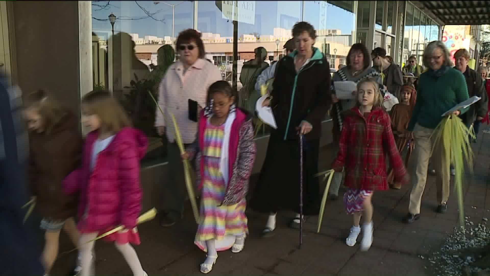 Palm Sunday Procession in Wilkes-Barre