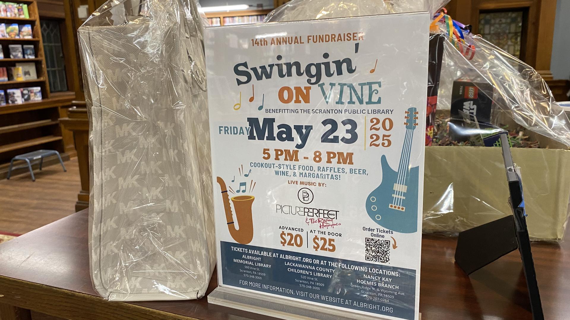 The May 23rd event benefits the Scranton Public Library System. 