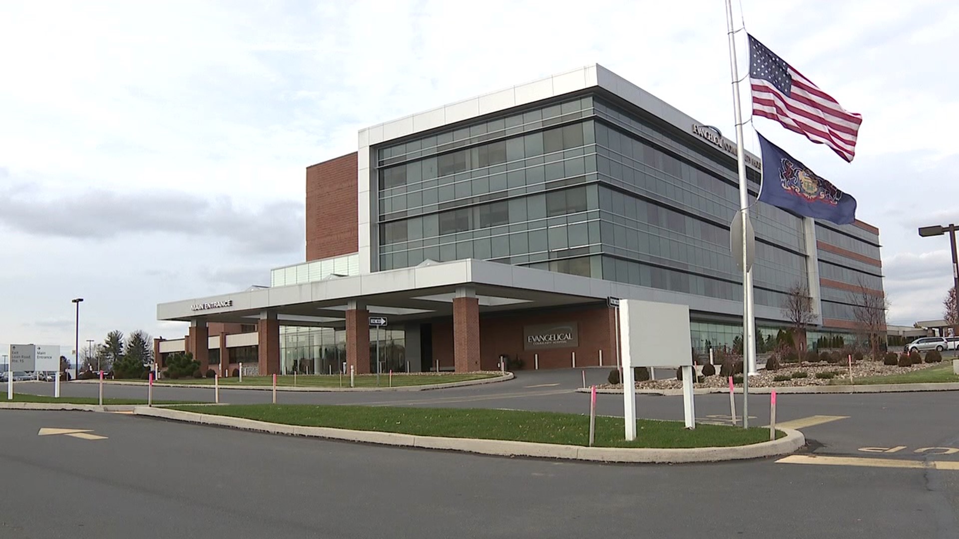 A hospital in Union County is at capacity, with patients waiting for beds.