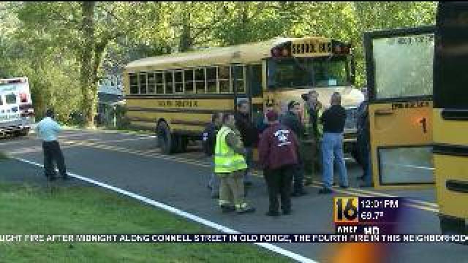 School Bus Involved In Crash