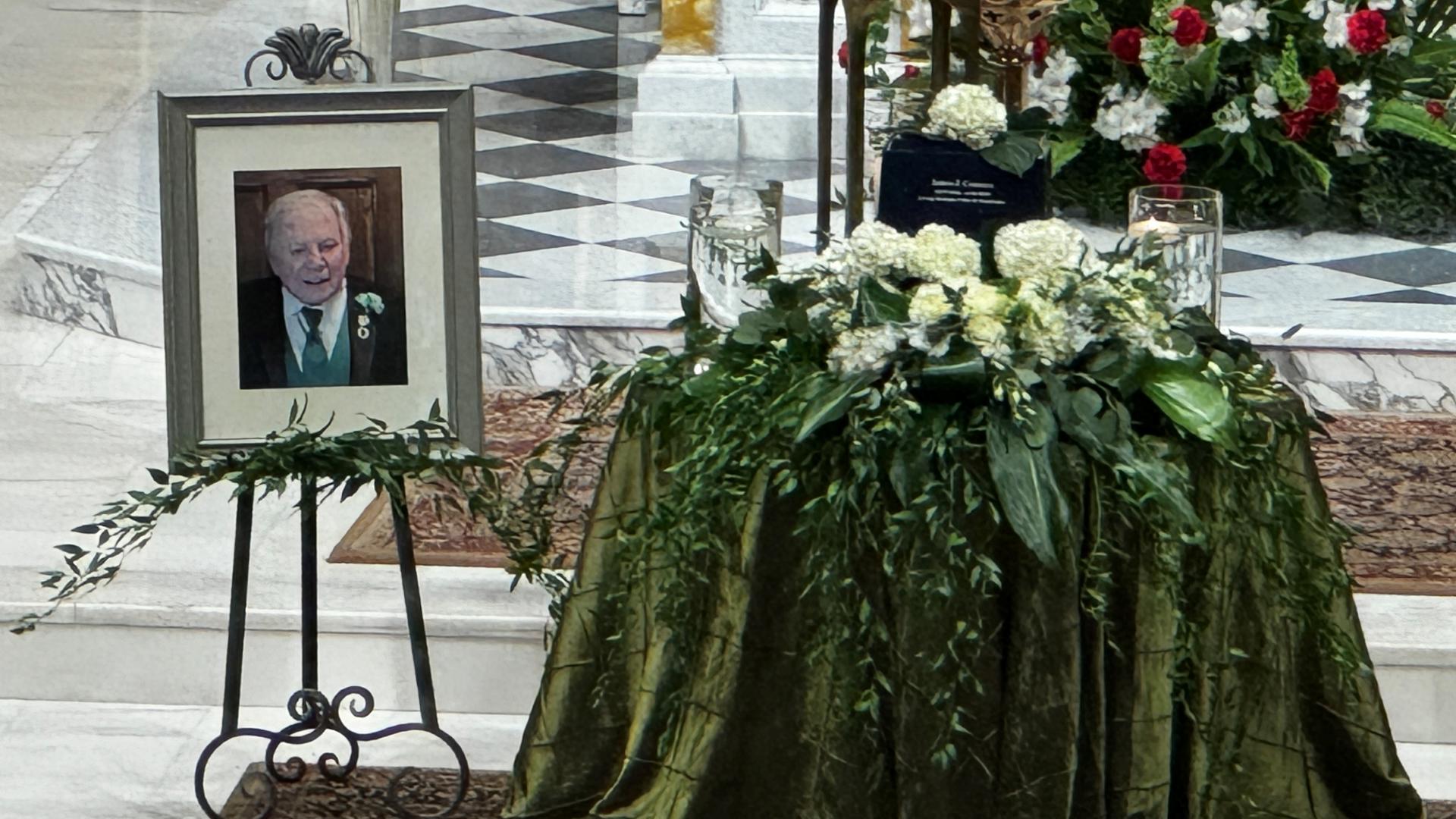 A live stream of the funeral service at St. Peter's Cathedral was provided by the Diocese of Scranton.