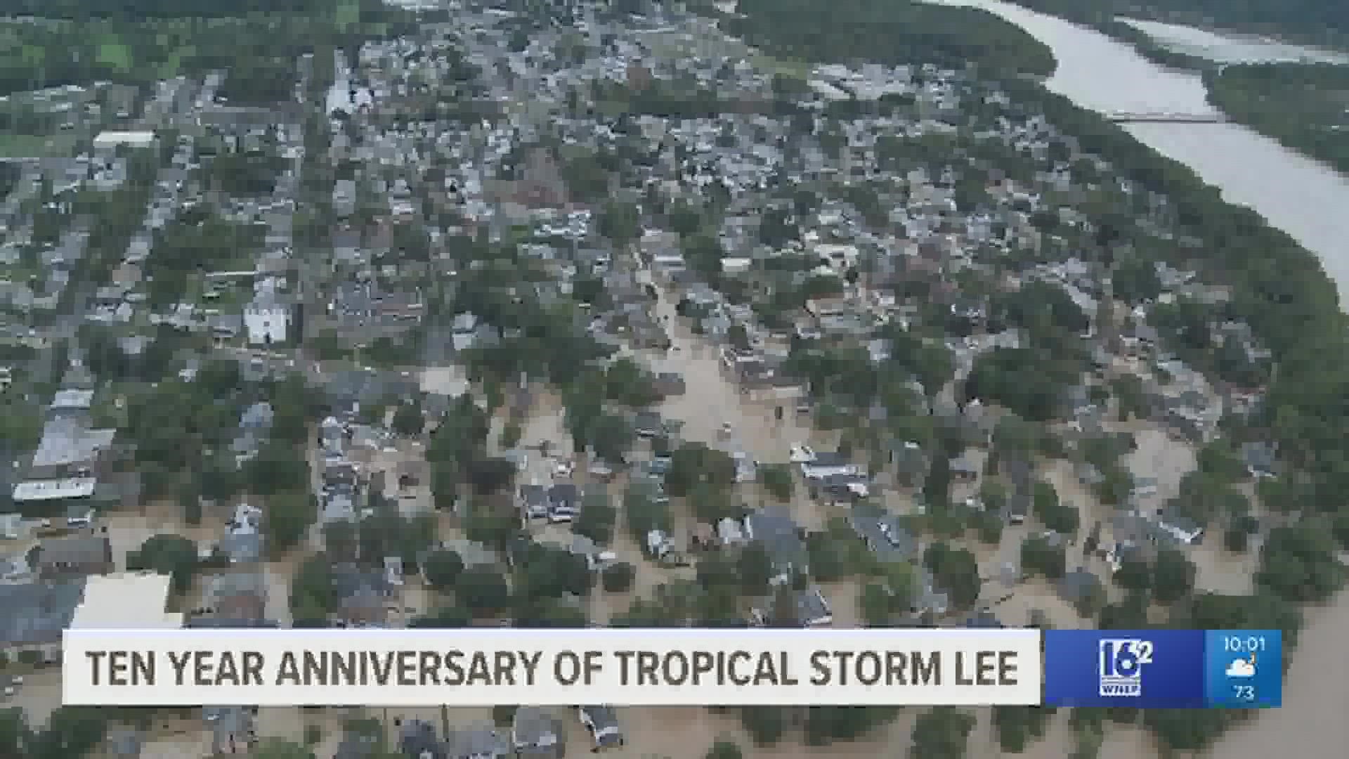 Tuesday marked the ten-year anniversary of the flood that destroyed homes and businesses in West Pittston.