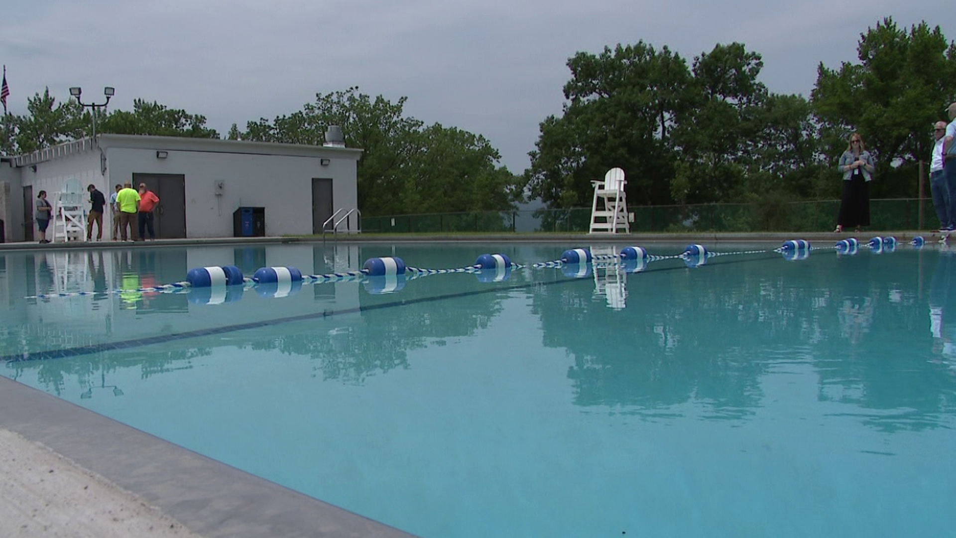 The pool along Gibbons Street is set to reopen on Saturday.
