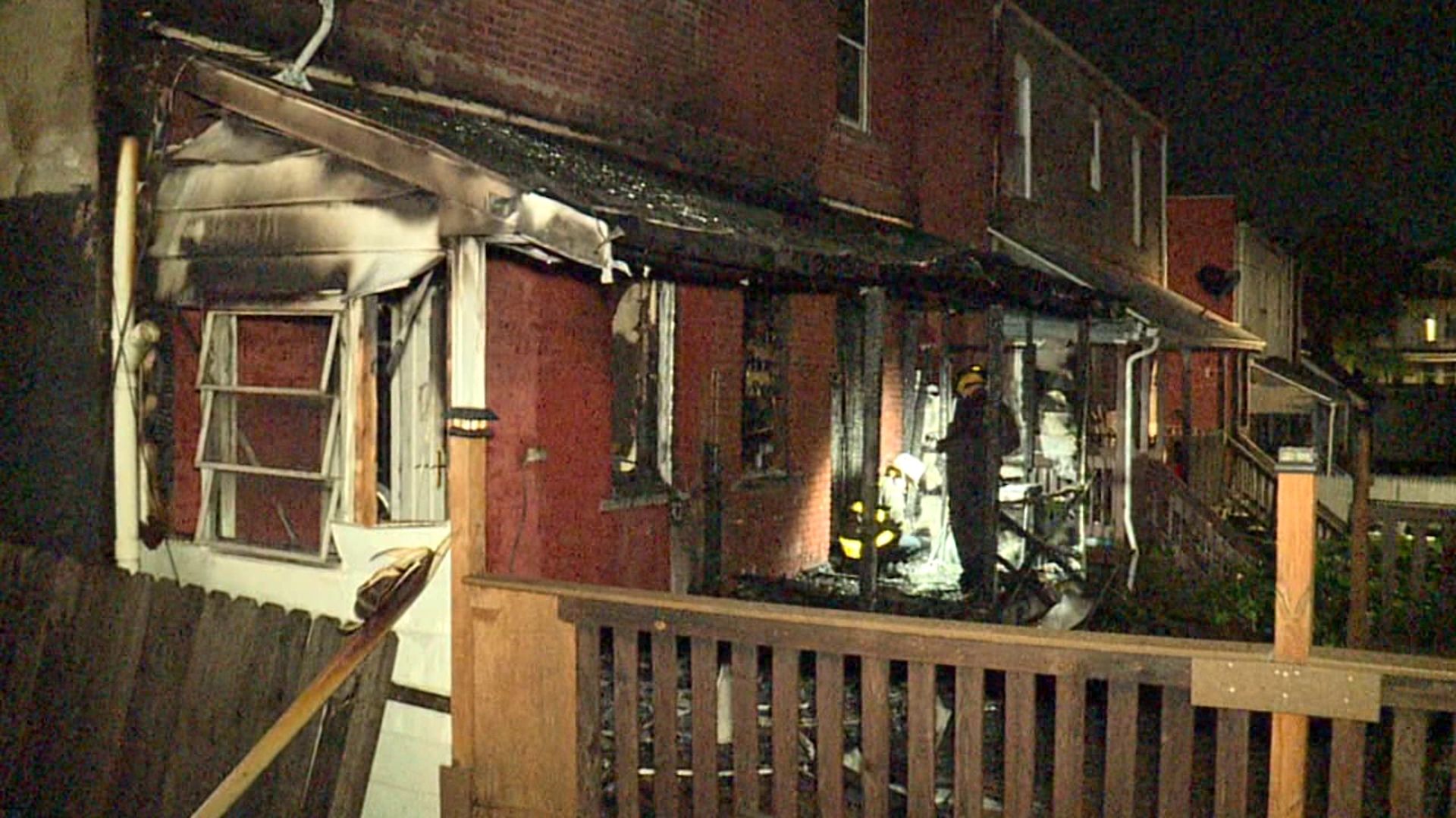 10 people were displaced from their home after a fire in Scranton