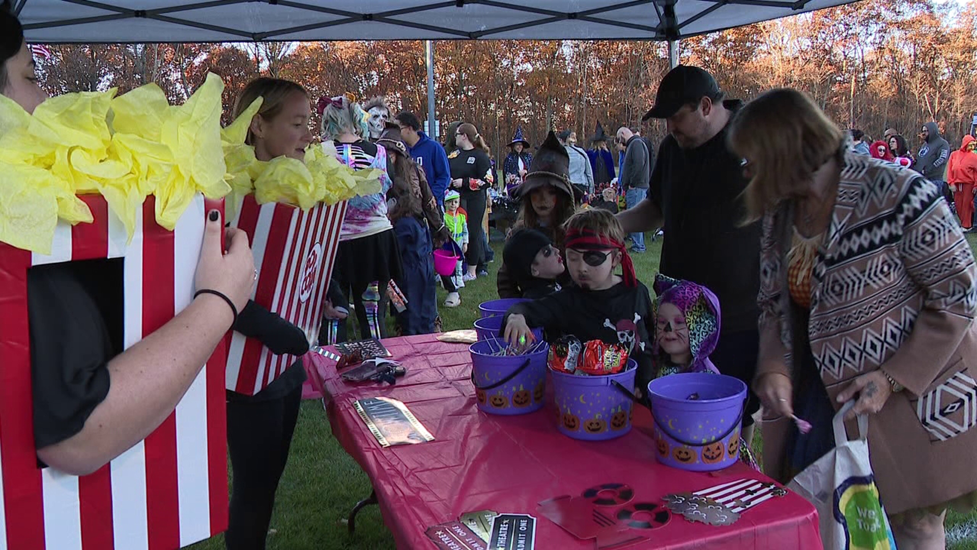 Families were invited to Penn State Hazleton's annual trick-or-treat event on Thursday.