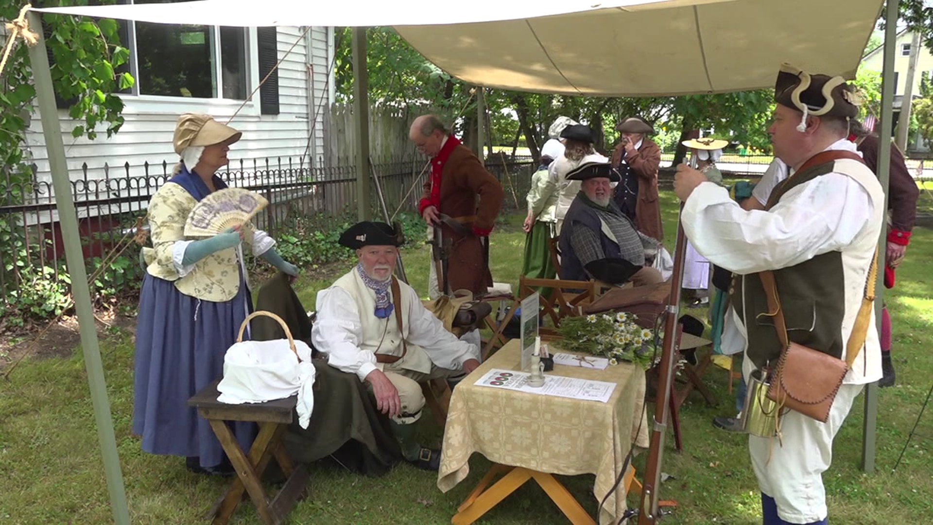 The West Pittston Historical Society held its annual First to Fall event Sunday at the Jenkins Harding Cemetery along Linden Street.