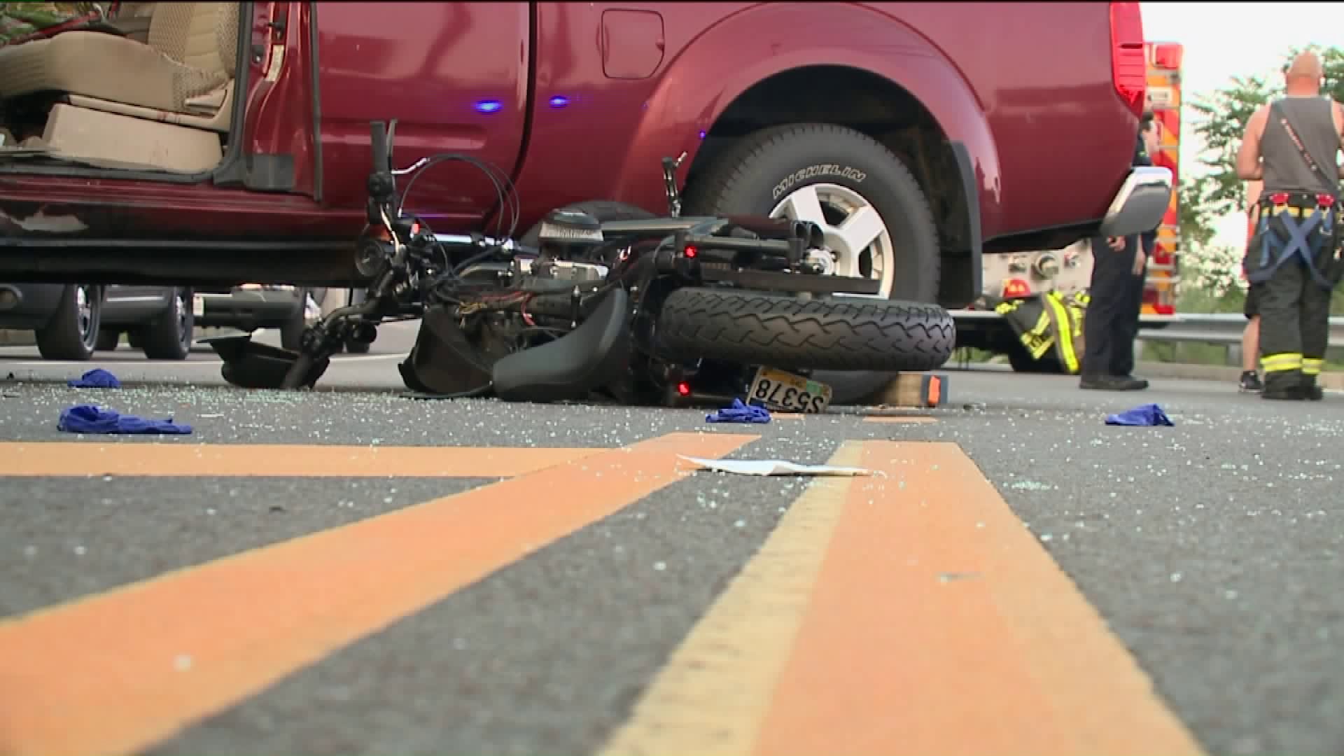 Two Injured Following Motorcycle Crash in Lackawanna County