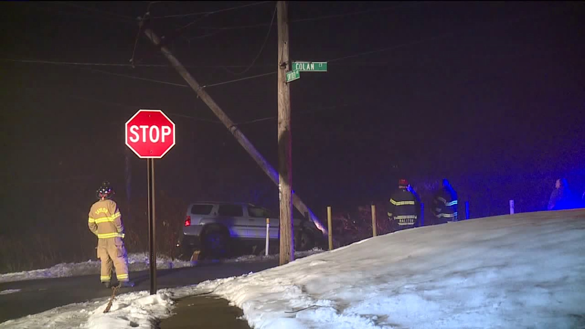 Crash Knocks out Power in Taylor