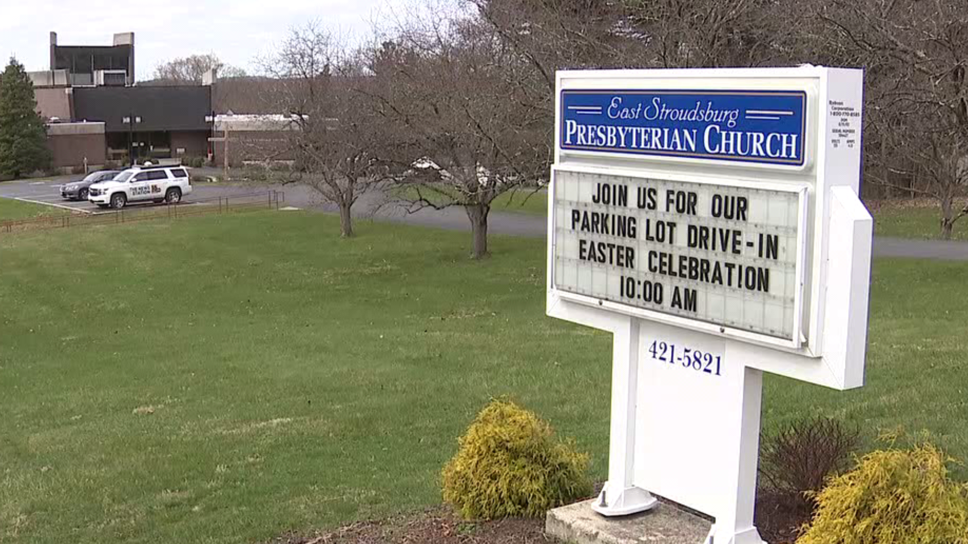 You can watch Easter Sunday service drive-in style at East Stroudsburg Presbyterian Church.