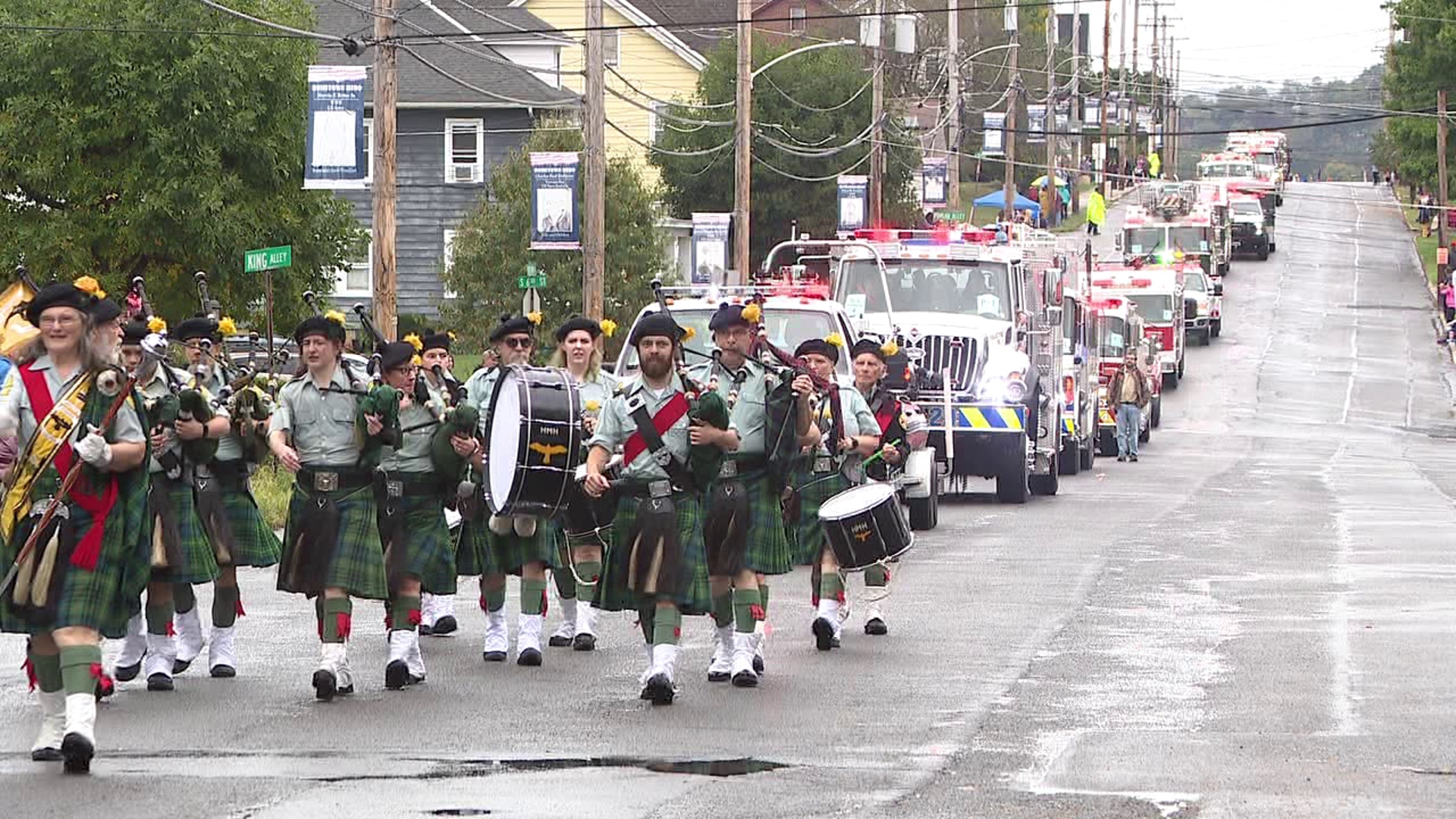 Hundreds gathered in Lehighton for a milestone celebration as the borough's fire department marked 150 years.