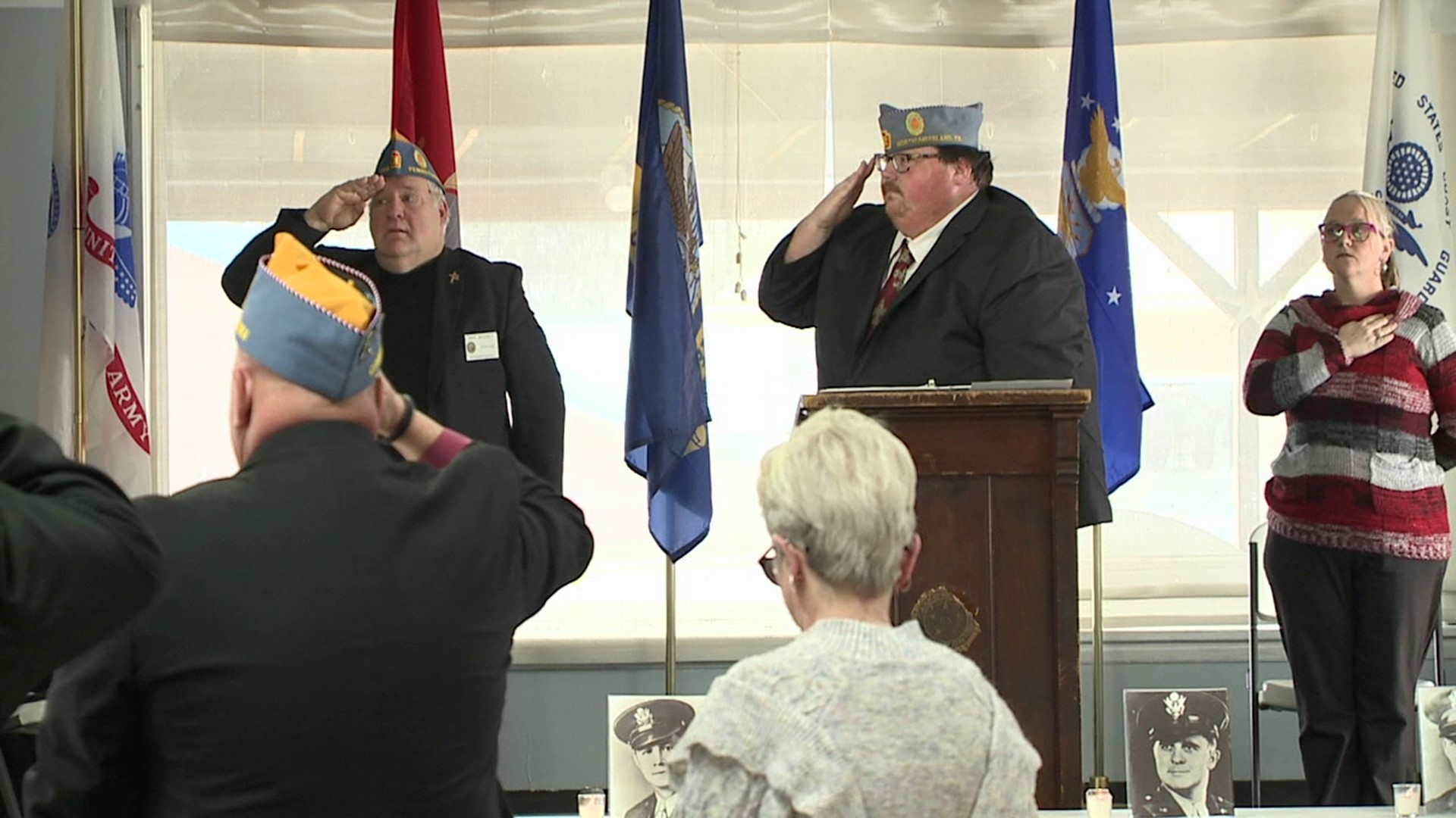 The Northumberland American Legion Post 44 hosted a memorial service in honor of 'Four Chaplains Day' Sunday.