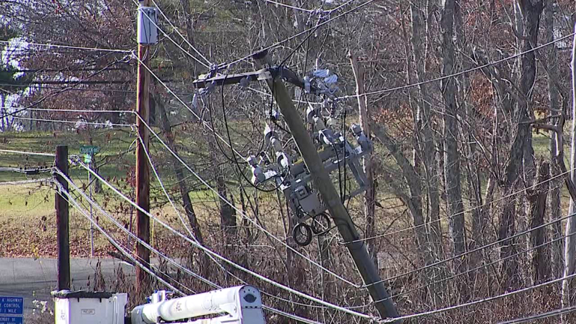 While much of the snow has either melted or been cleaned up in Luzerne County, some people in the Mountain Top area are still left in the dark.