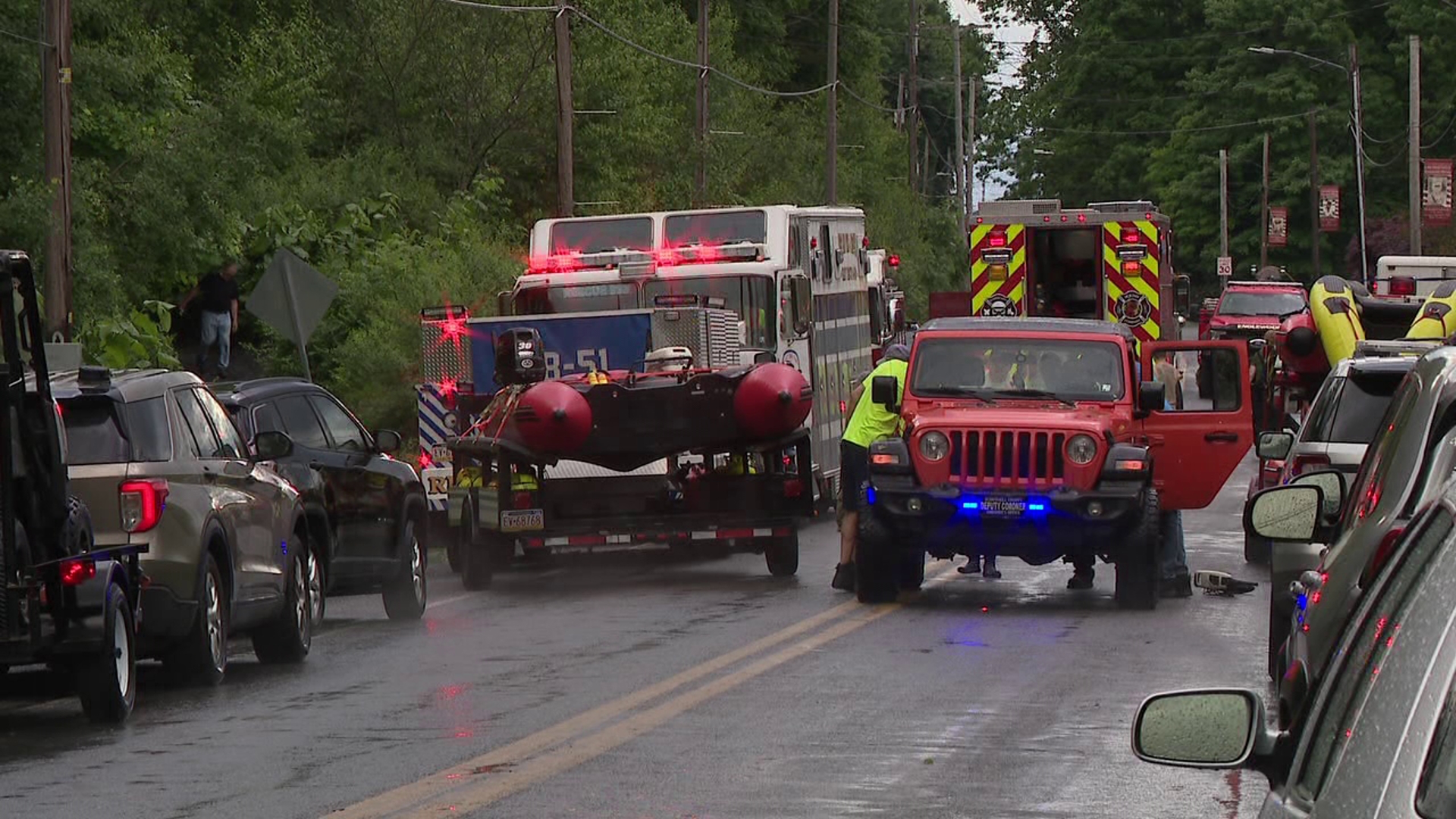 Dive teams responded to a local swimming area in Butler Township near Girardville around 2:15 p.m. Tuesday.