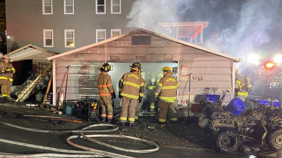 Crews fight garage fire in Luzerne Co. | wnep.com