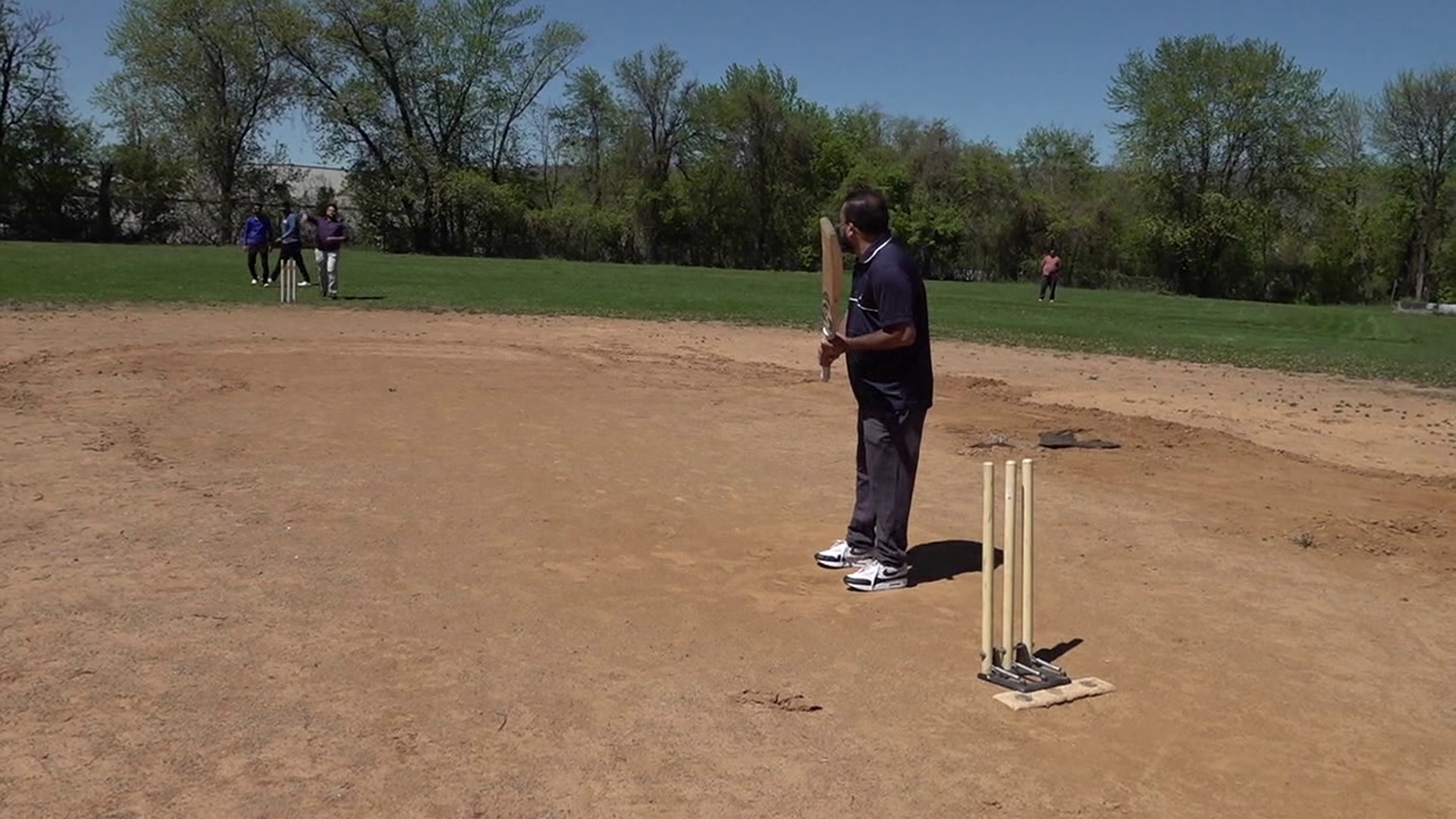 The cricket pitch will be added to Chic Feldman Field along Green Ridge Street in the city.
