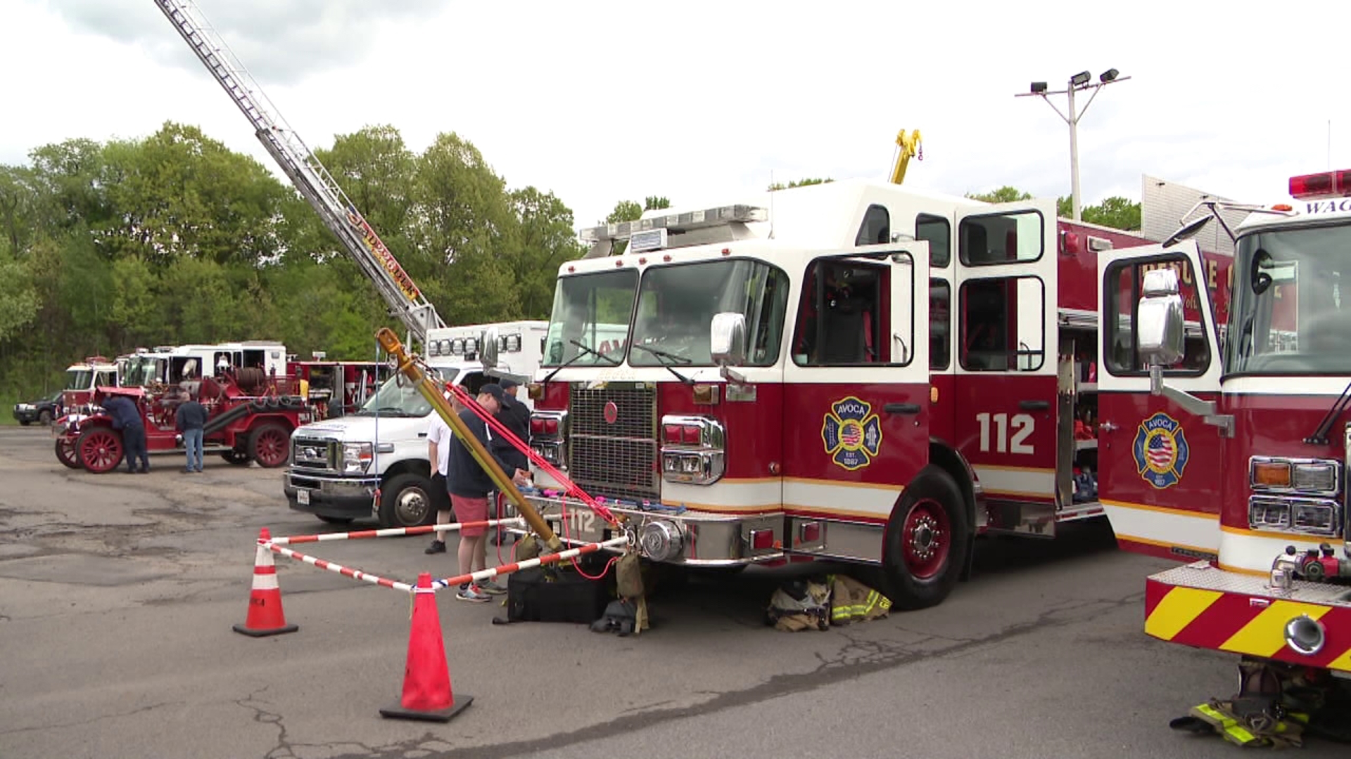 Kids in Luzerne County got a fun, up-close look at emergency vehicles Saturday at Avoca Fire Department's Touch-a-Truck event.