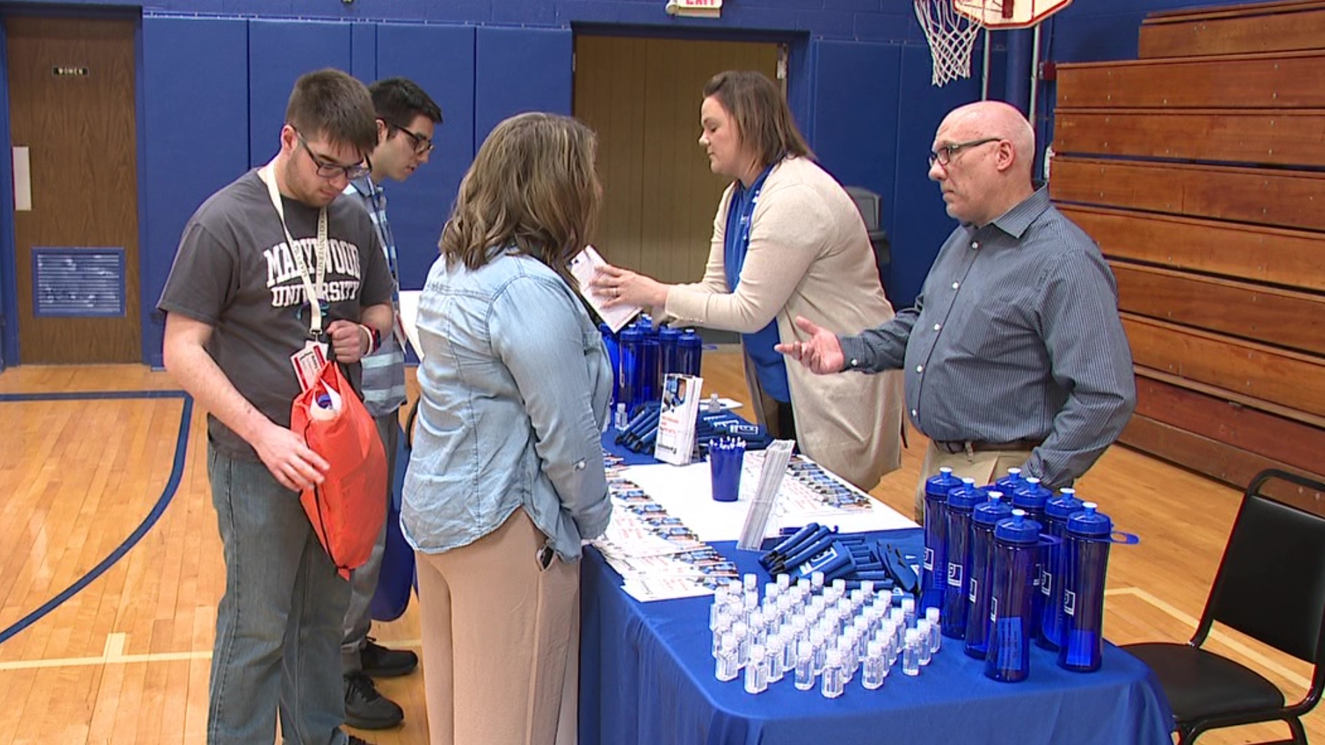 Several organizations teamed up to give special needs students an opportunity to learn about transitioning out of high school with the skills they may need.