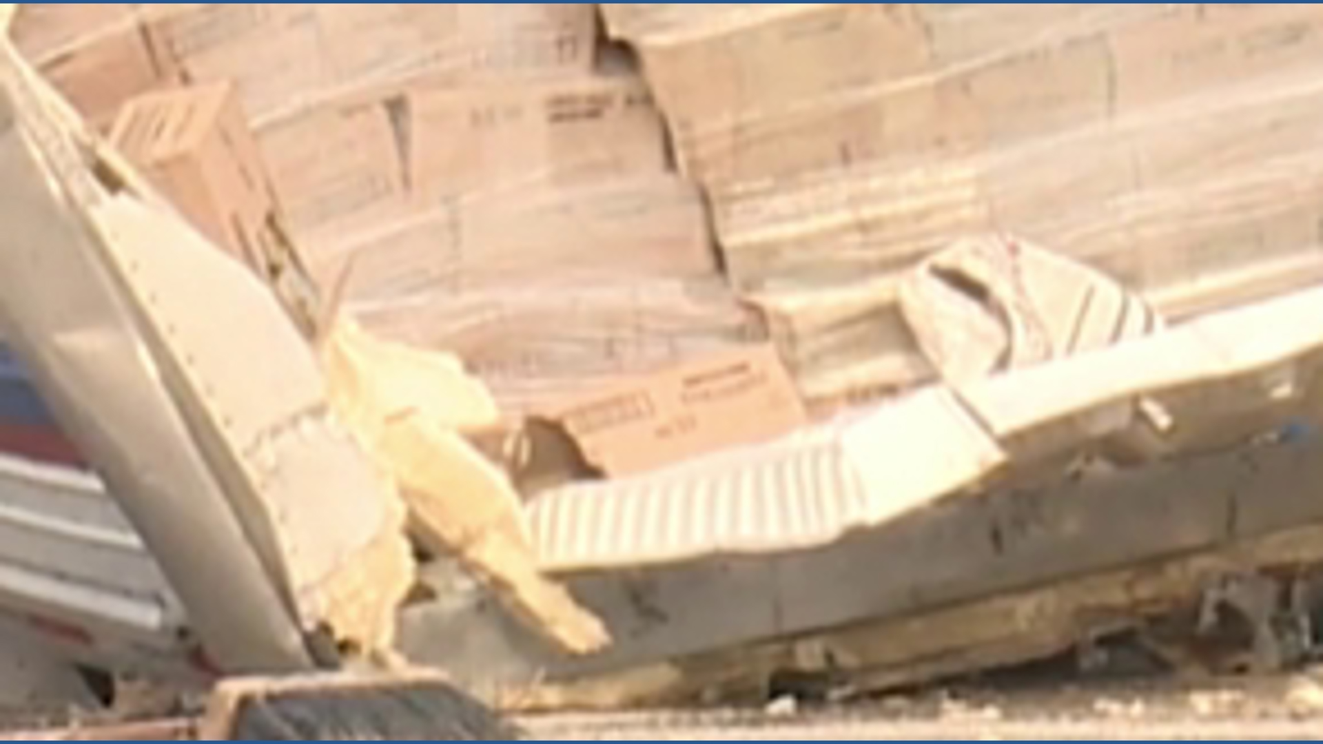 Tractor-trailer hauling butter struck by train in Luzerne County | wnep.com