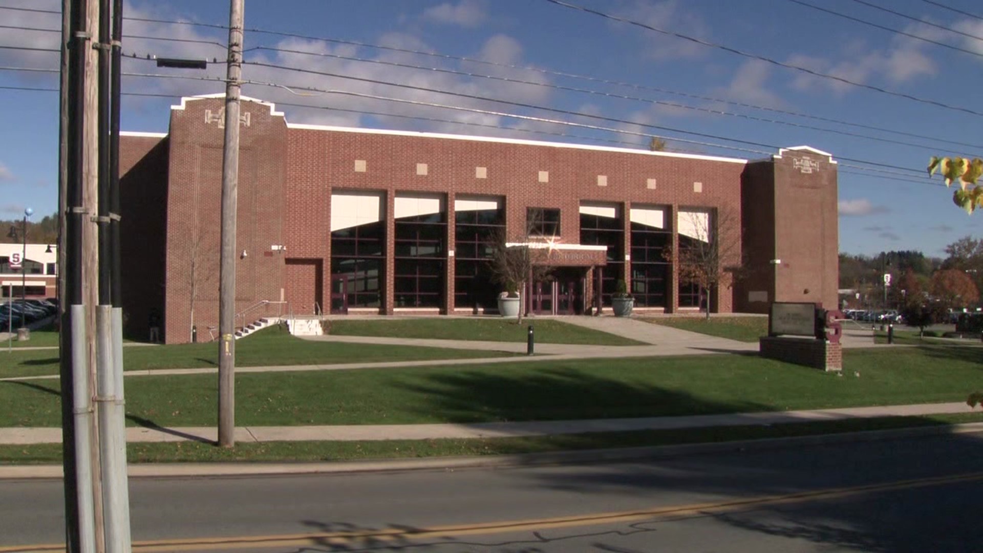 A student was taken into police custody on Monday after being found with a weapon inside Stroudsburg High School, police say