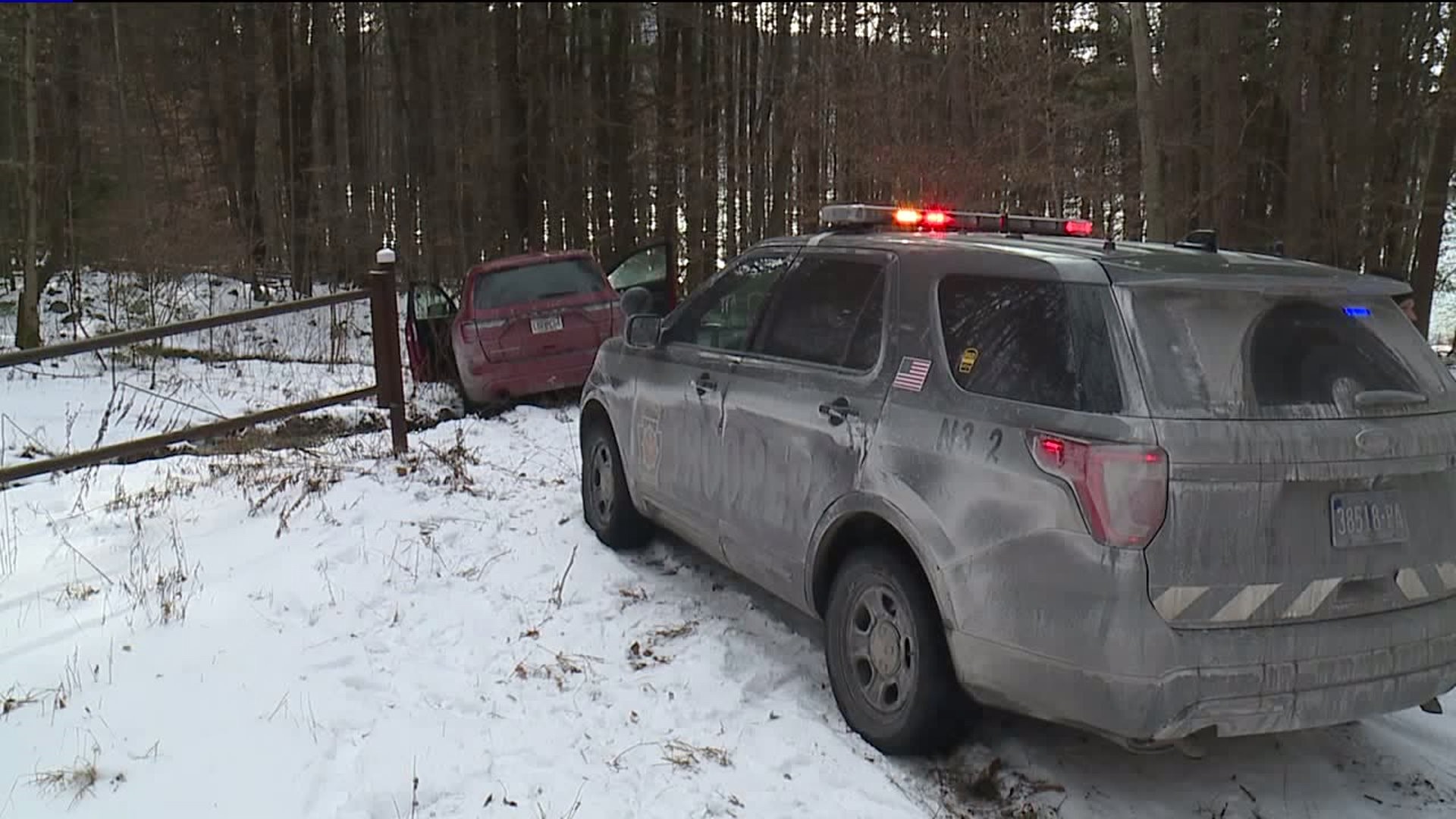 Police Chase in Lackawanna County Ends with Crash in Woods