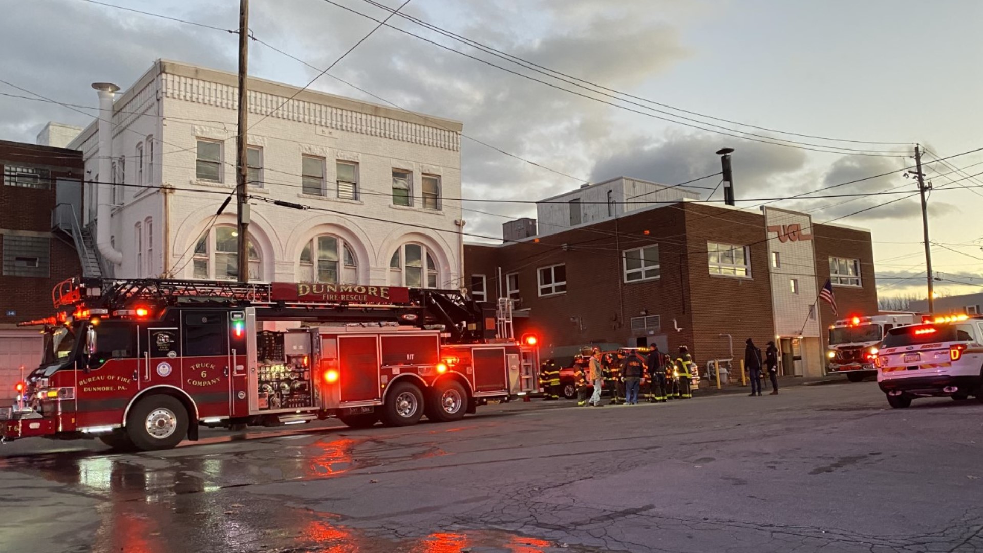 Fire damages UGL company in Dunmore