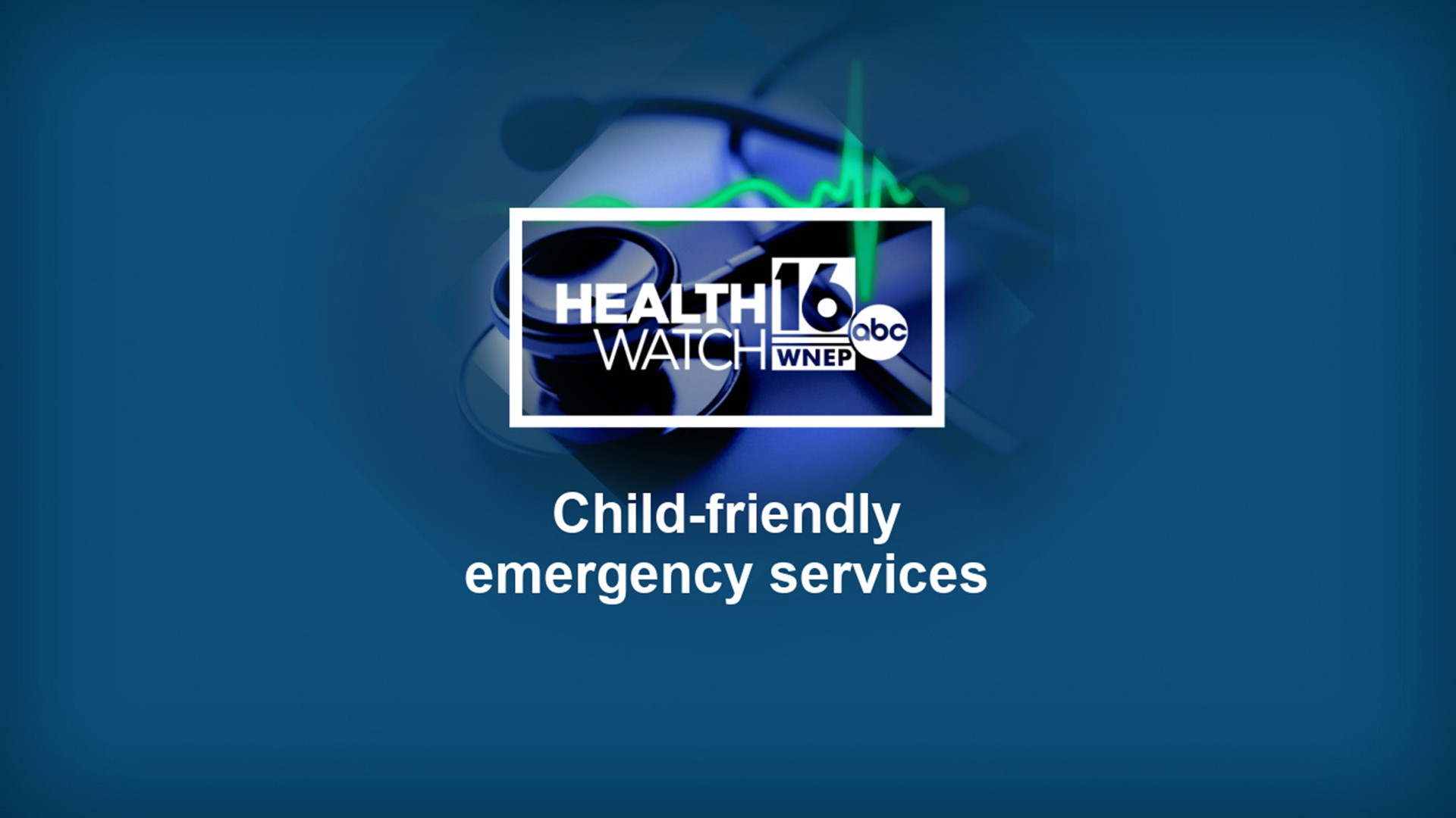 It can be scary for an adult to visit an emergency room. Now imagine that visit from the eyes of child.