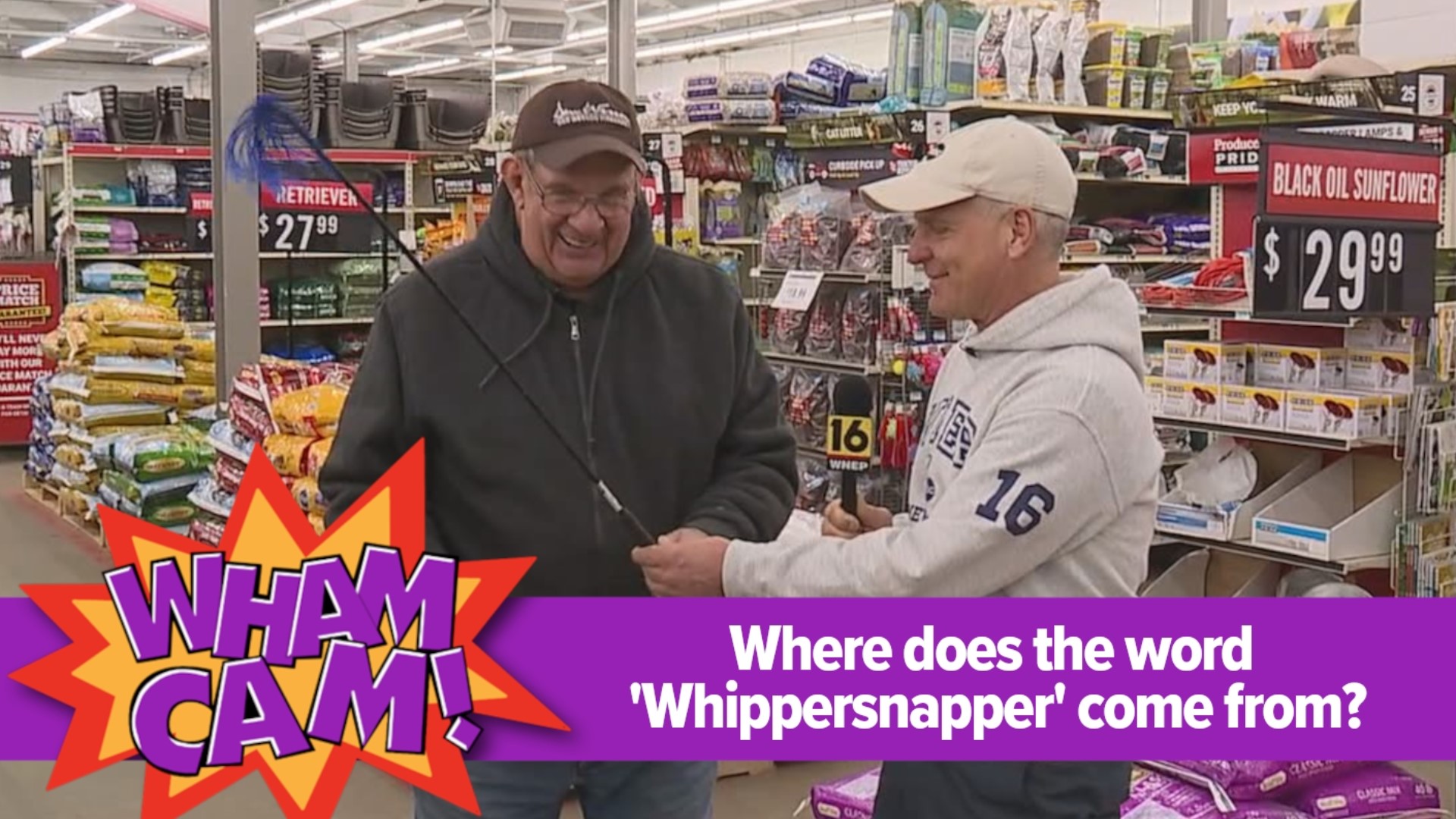 Ever wonder why sometimes young people are called a whippersnapper? As always, Joe Snedeker has the answer in this week's Wham Cam.