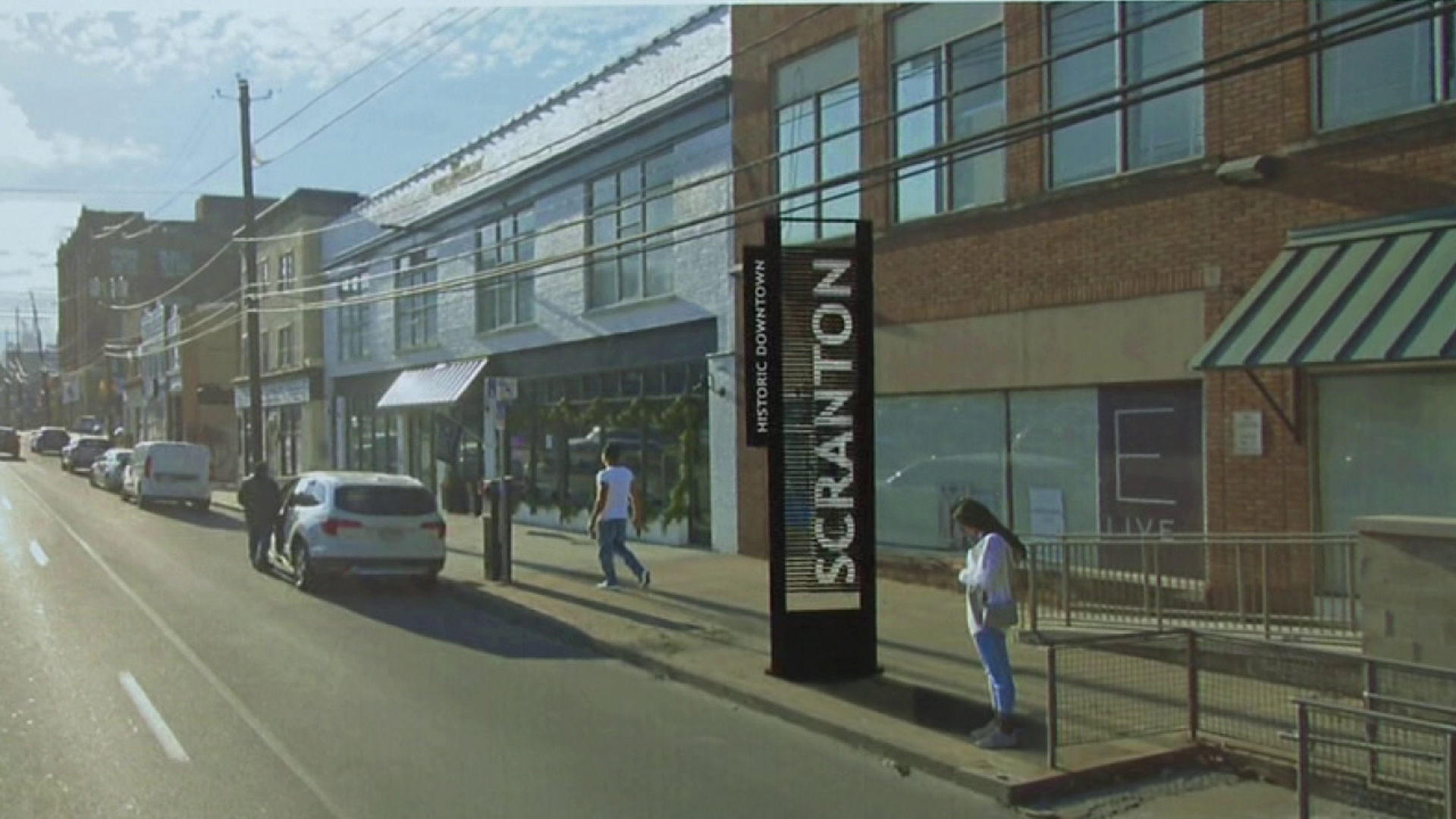 News signage may soon make its way onto sidewalks and roadways in downtown Scranton.