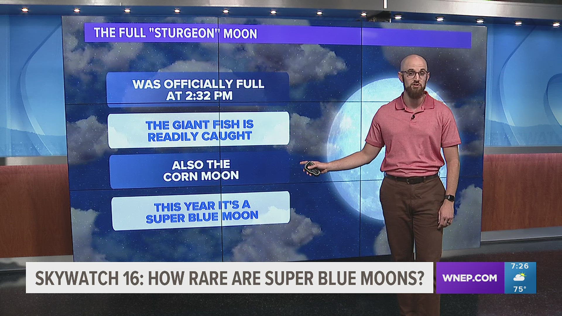 Skywatchers have the chance to see a rare Super Blue Moon Tuesday evening. Meteorologist John Hickey explains just how rare the occurrence is.