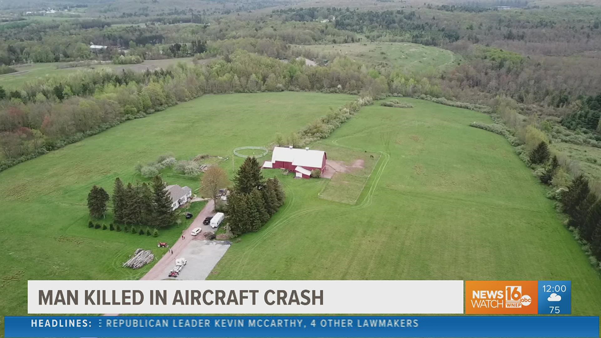 At least one person is dead after a personal aircraft crash early Friday morning in Wayne County.