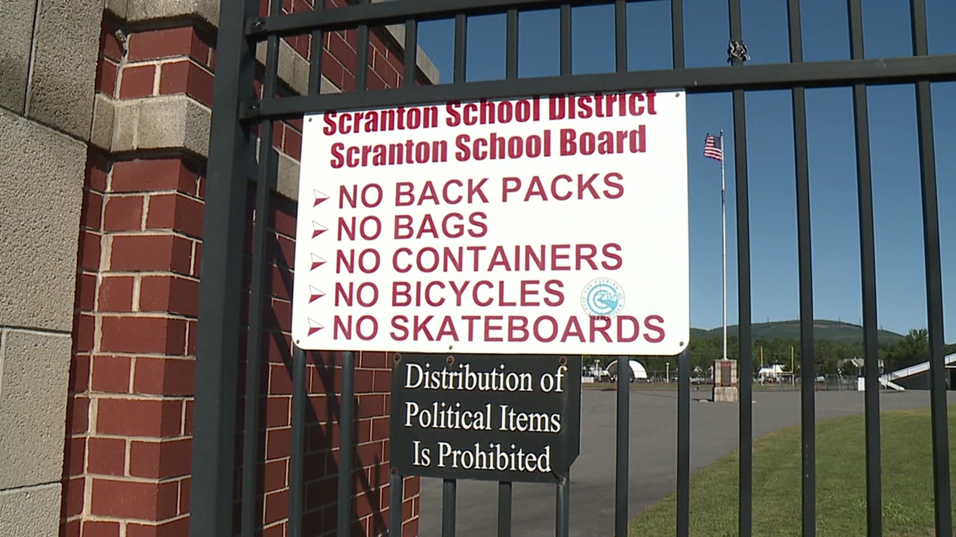This follows the school district's earlier changes requiring students to have clear bookbags.