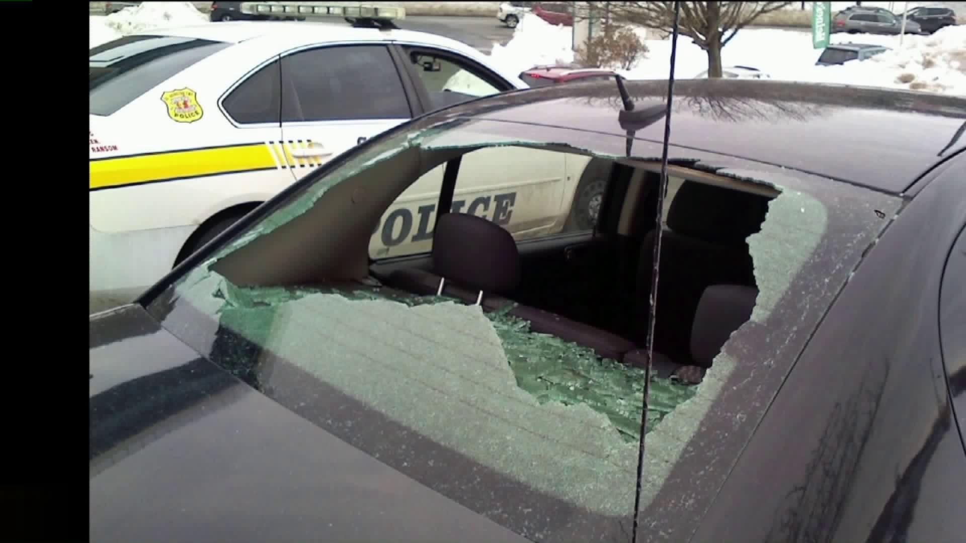 Did Falling Ice Smash a Car`s Rear Window?