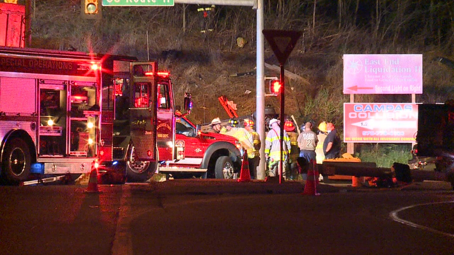 UPDATE One dead in Luzerne County crash