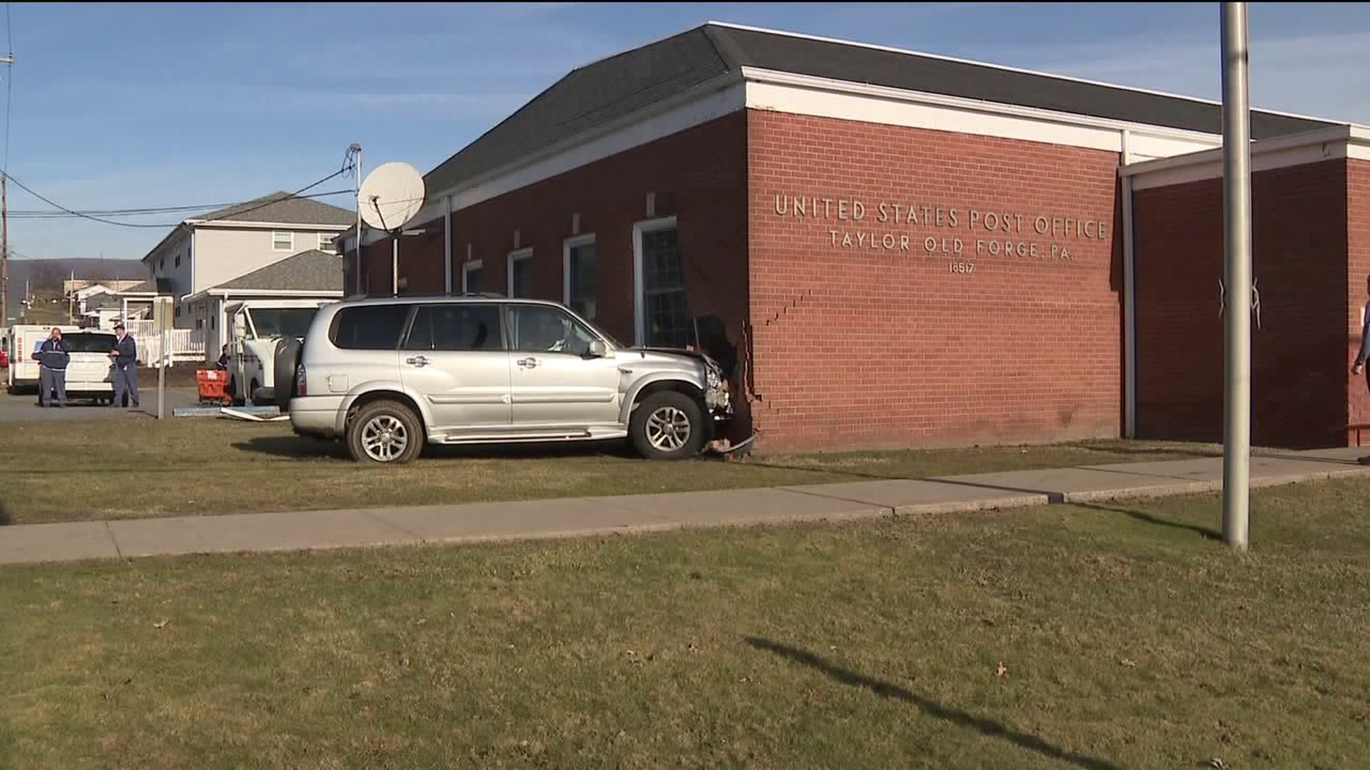 Driver Slams into Post Office in Lackawanna County