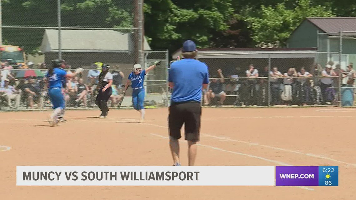 Rieppel Leads South Williamsport To 3-2 Win Over Muncy in District IV Class 2A Softball Title
