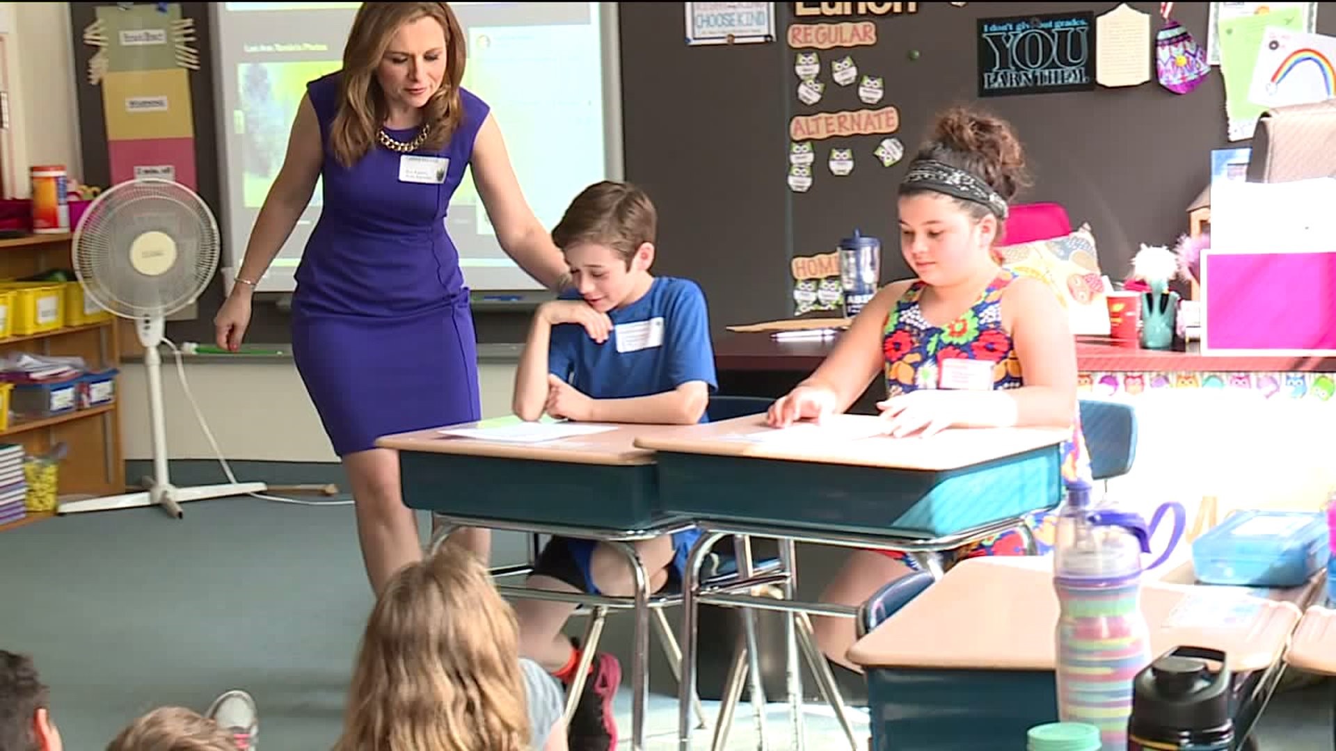 Mindi Ramsey Gives Kids the Scoop on Journalism at Abington Heights Career Day