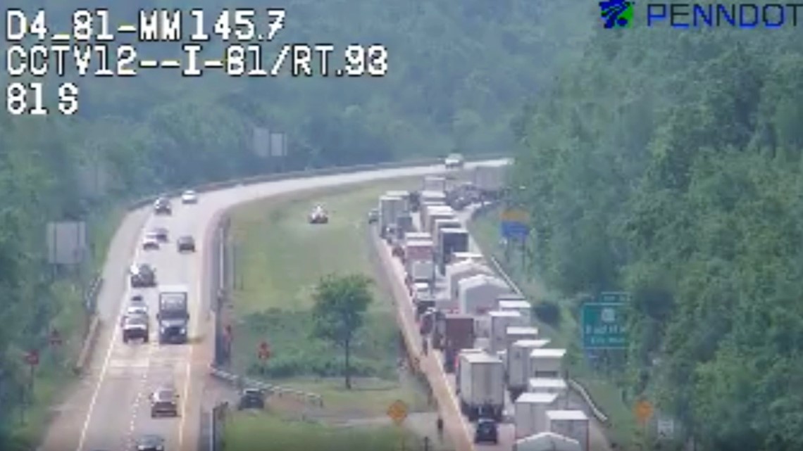 Crash on Intestate 81 in Luzerne County shuts down part of road | wnep.com
