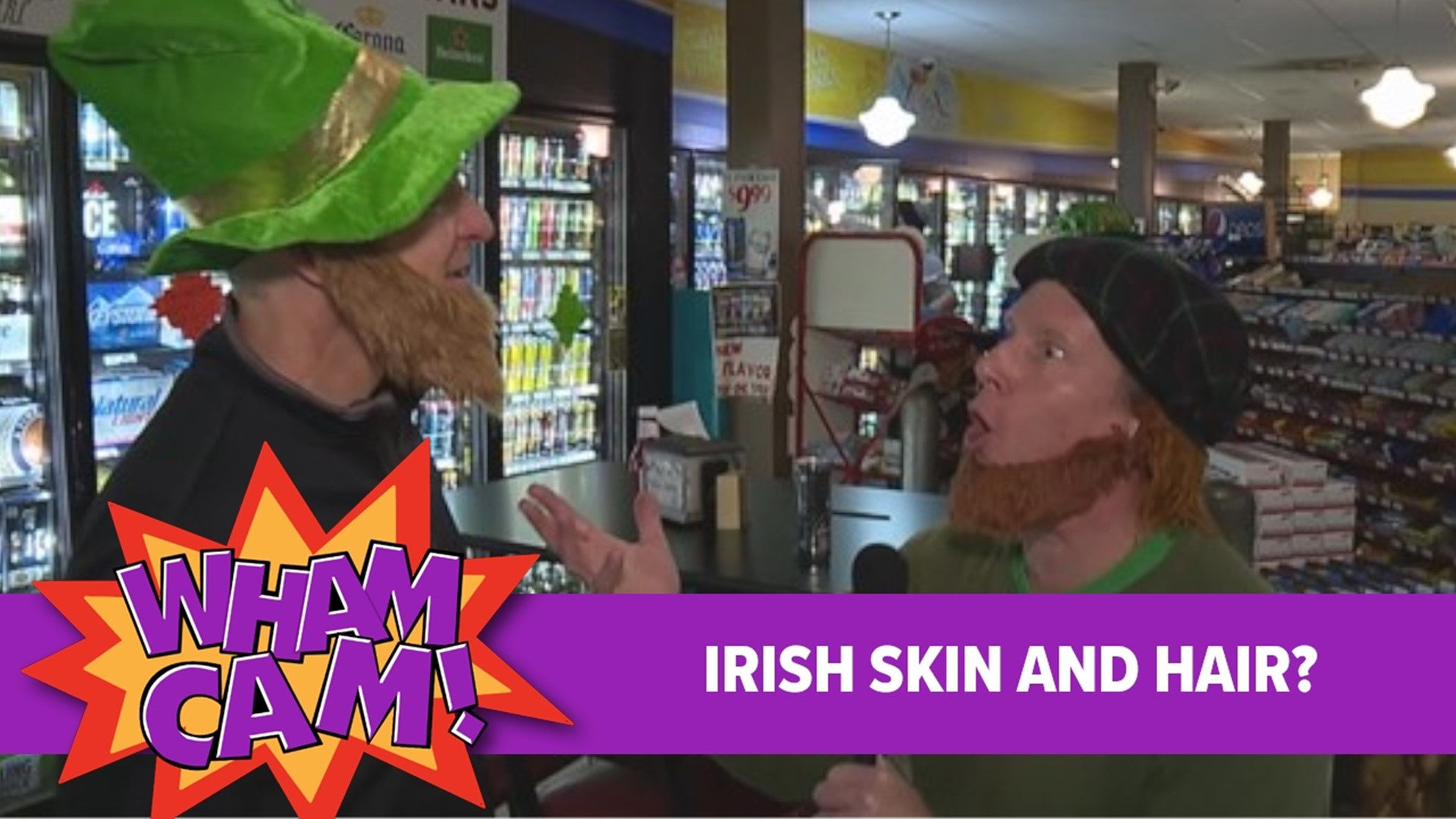 It's not cliche, but it's a fact that many Irish people have red hair and light skin. So, just in time for St. Patrick's Day, Joe and Jose see if anyone knows why.