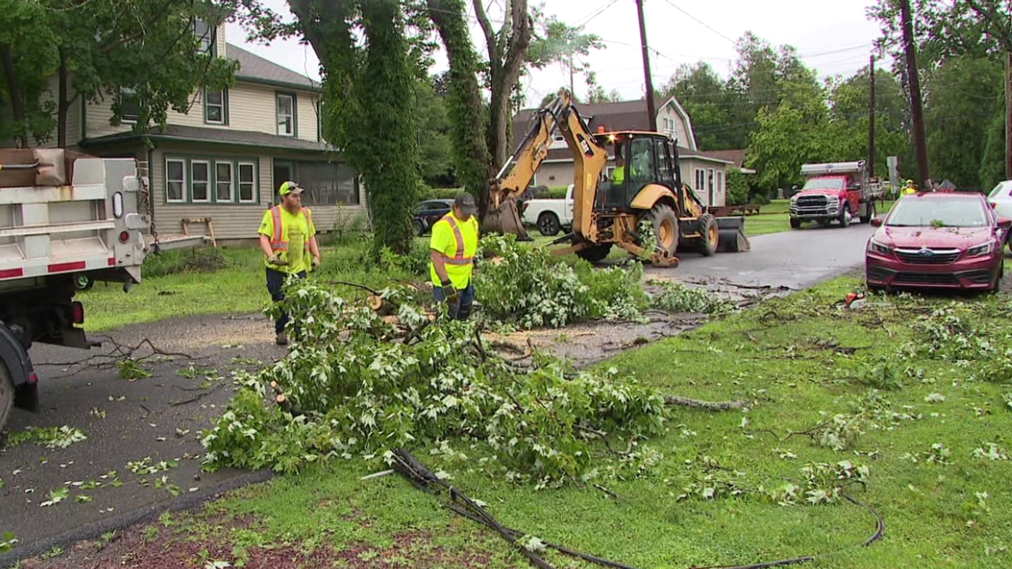 Storm damage across Luzerne County