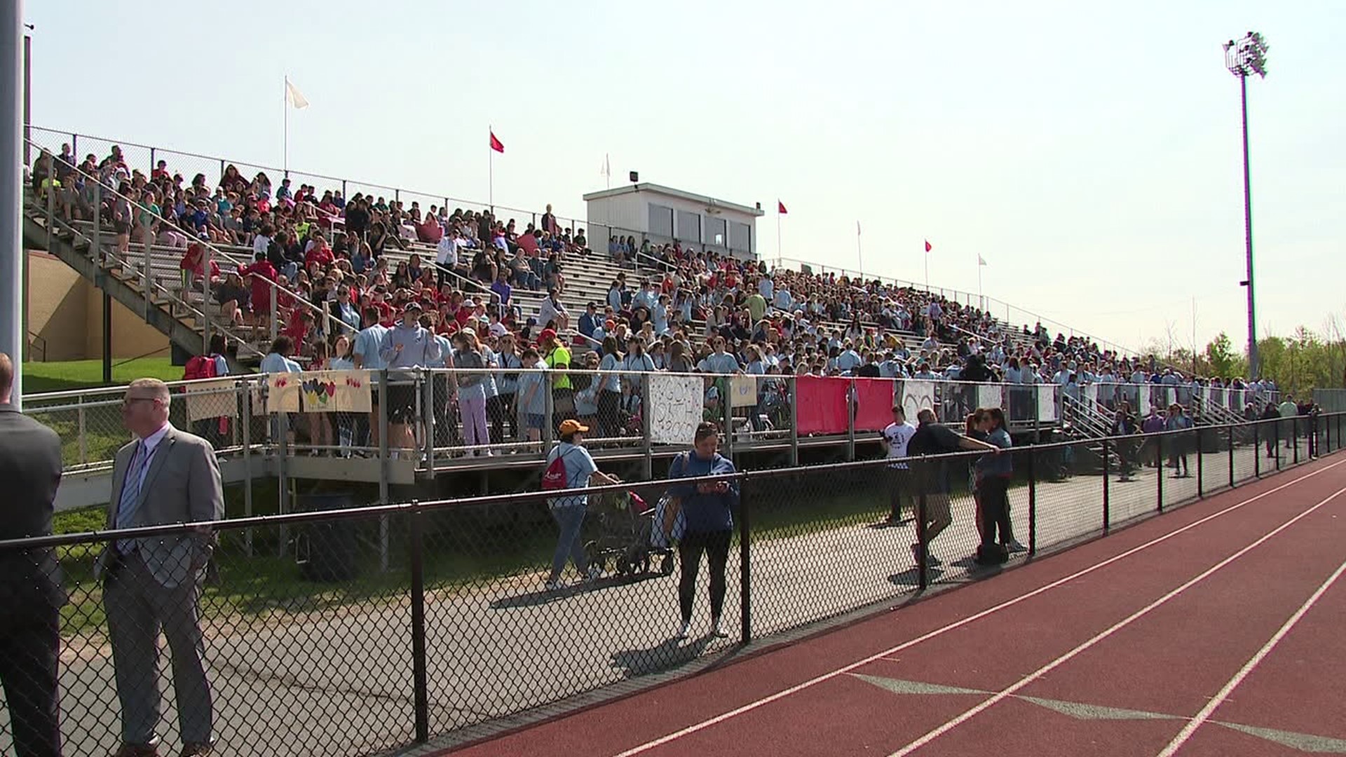 For the first time since the pandemic, about 500 athletes from more than a dozen school districts participated in the annual Special Olympics Track and Field event.