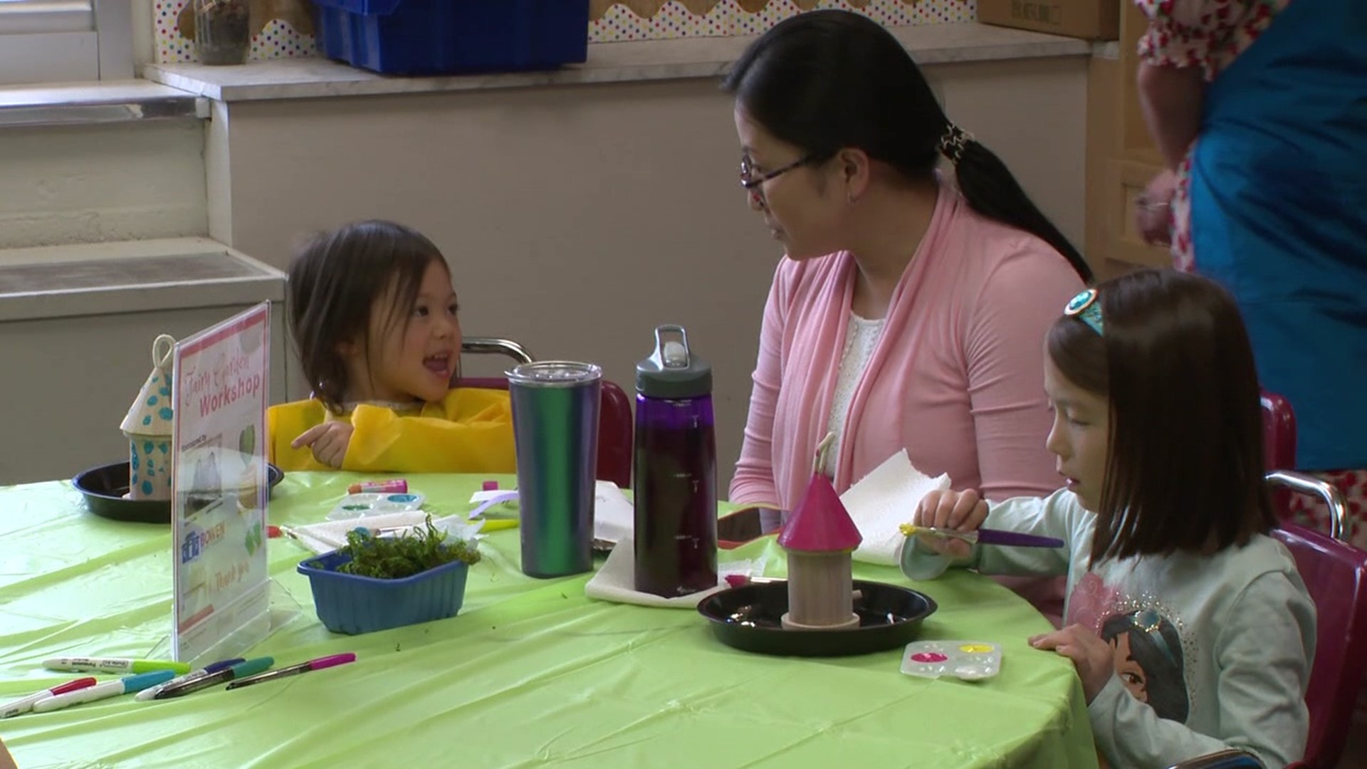 Children in Union County spent their Good Friday at the Lewisburg Children's Museum, making their very own fairy gardens.