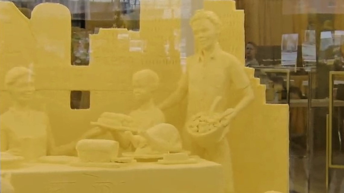 The butter you've all been waiting for: 2024 Farm Show sculpture