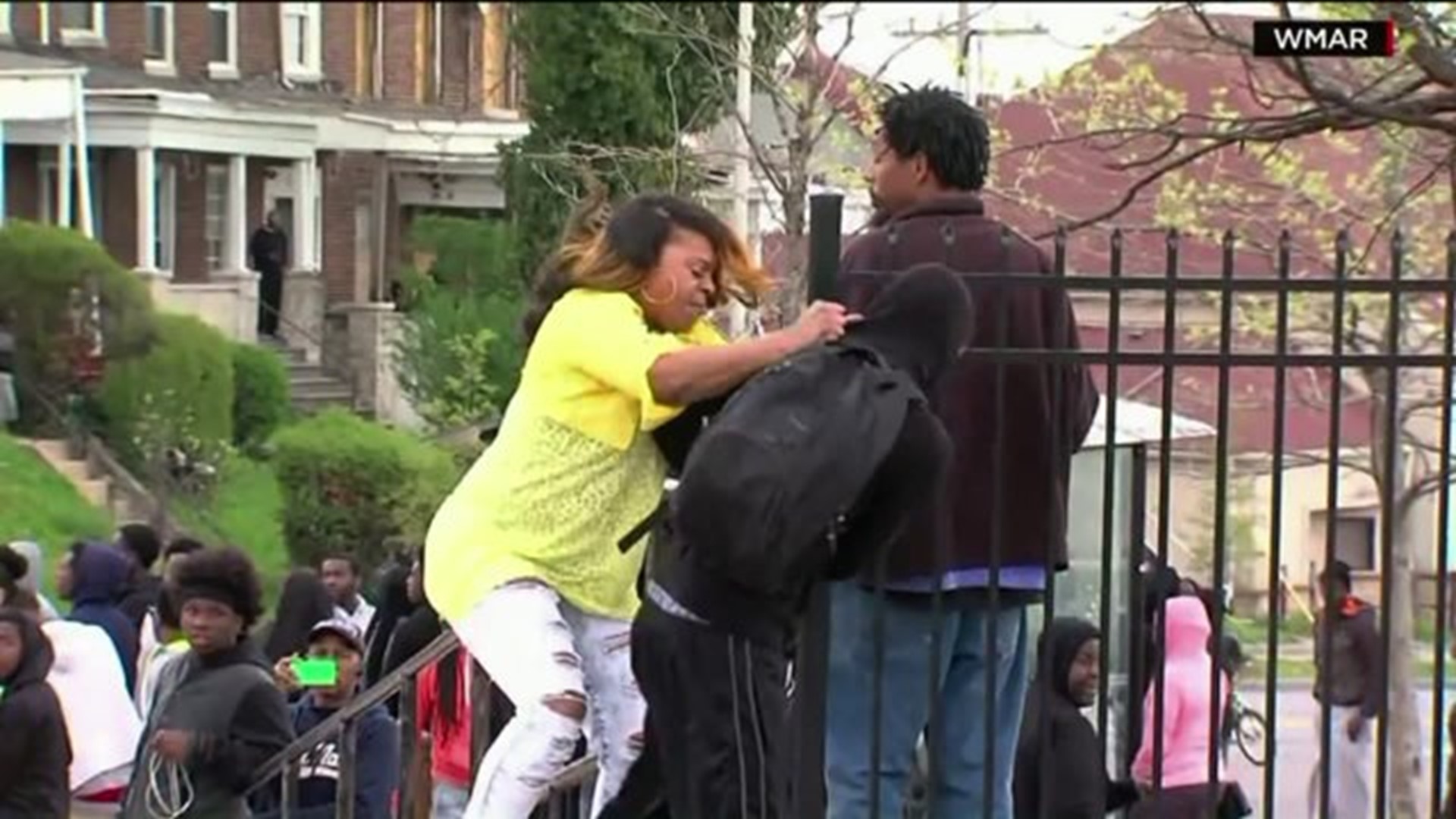 Parents Stand By Baltimore Mother