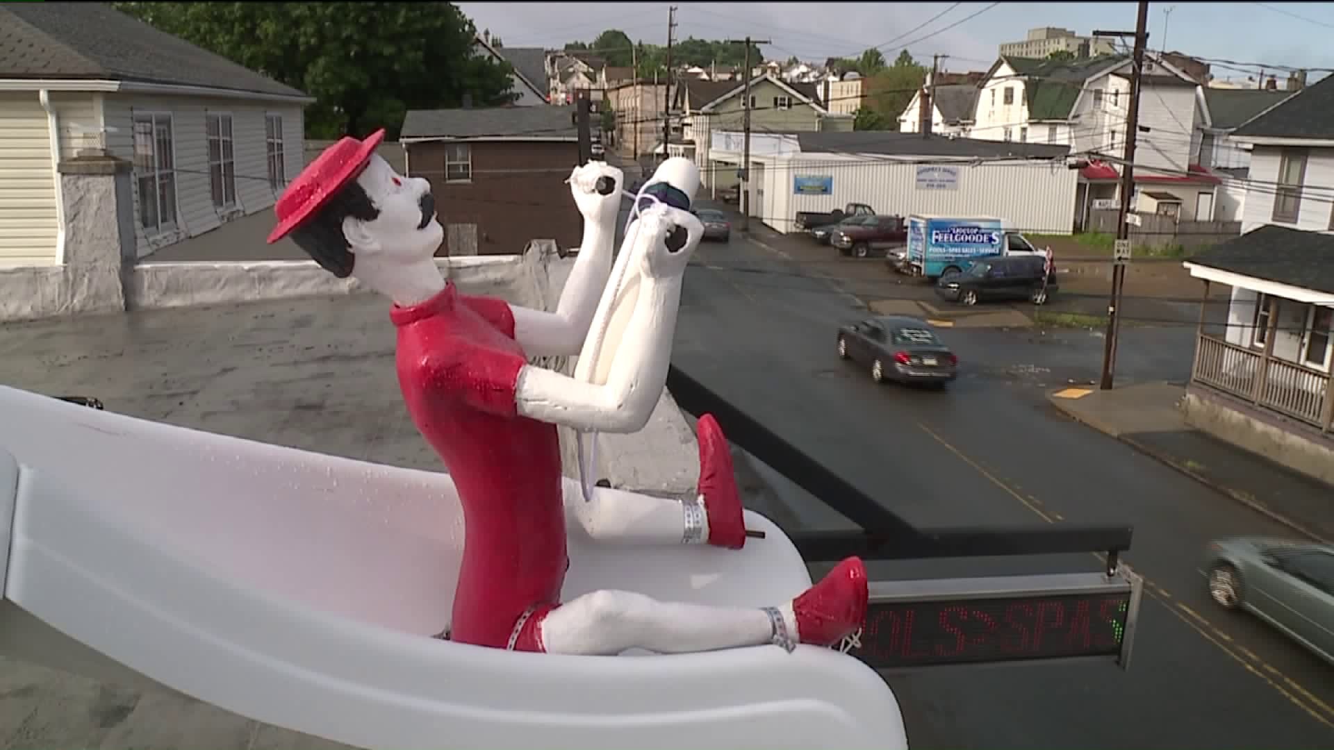 New Life for Hazleton's 'Lifeguard on the Roof'