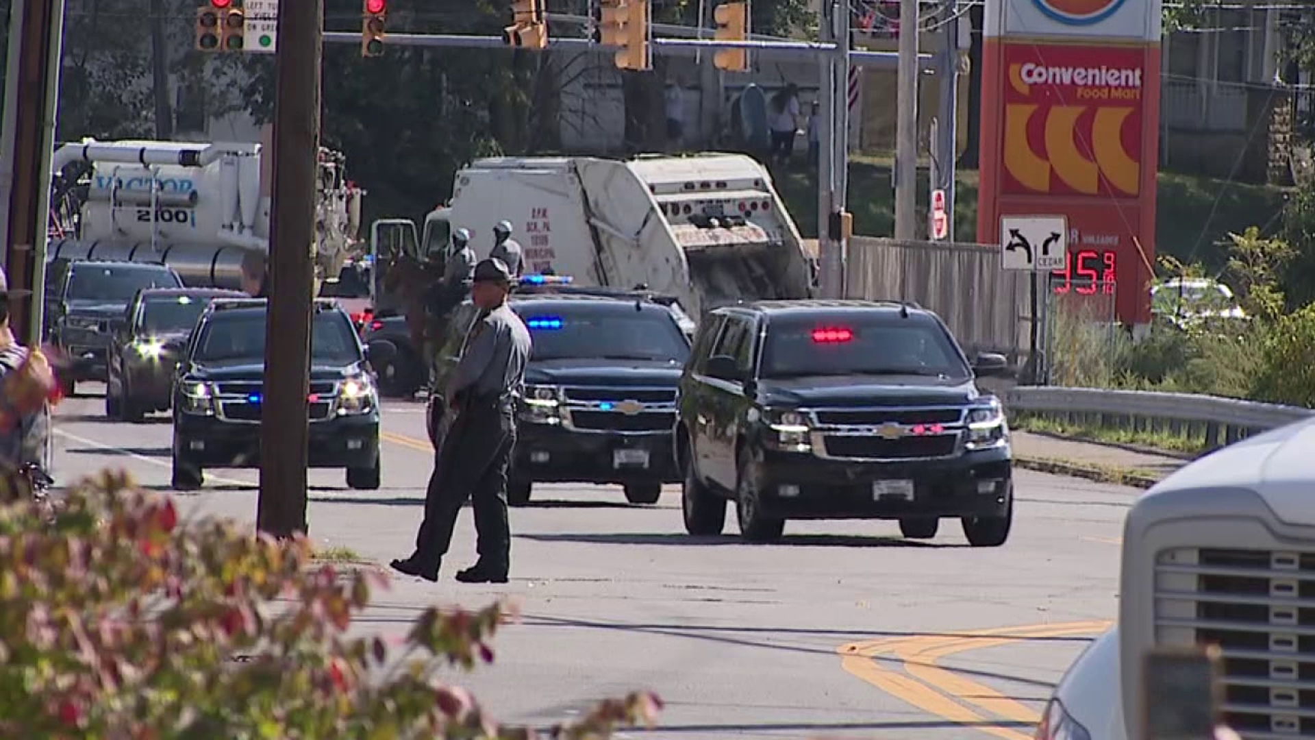 Part of Cedar Avenue came to a standstill Sunday afternoon as Scranton welcomed a very special international visitor.