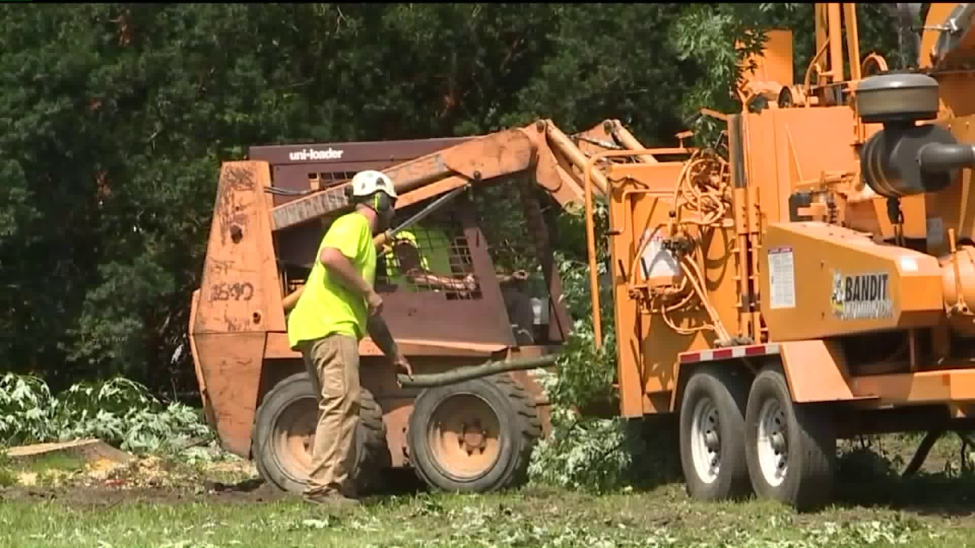 Workers Dealing with the Heat in Northumberland County