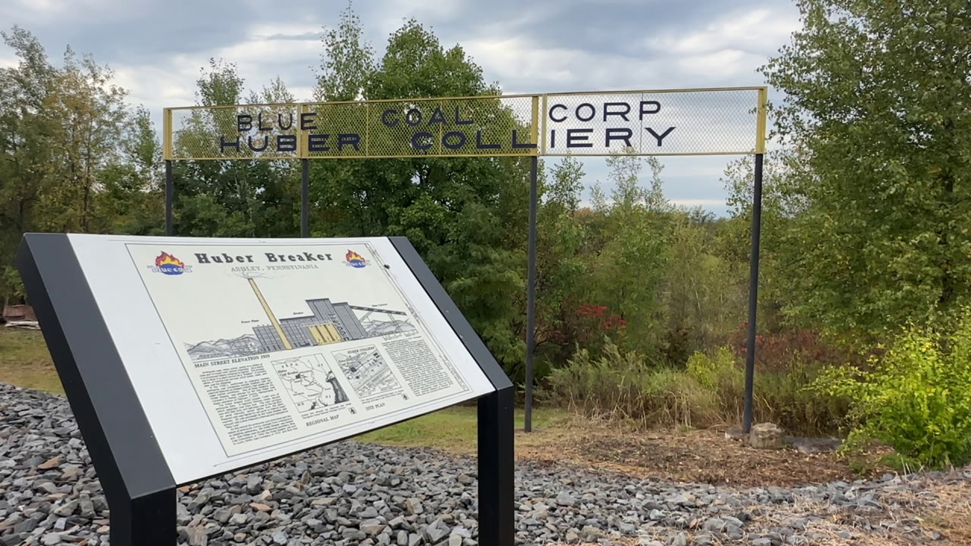 The open house was held at Miners Memorial Park in Ashley on Sunday.