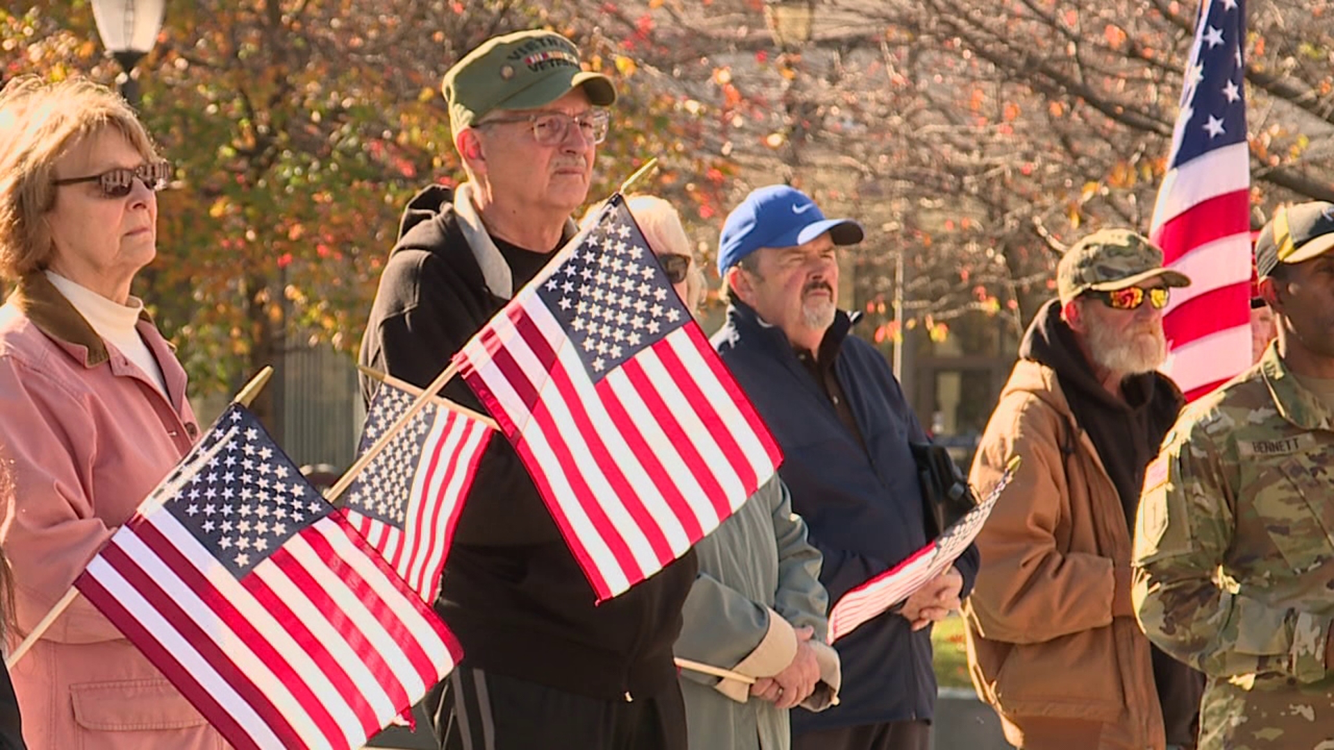 A celebration of our area's veterans took place on Courthouse Square in Scranton.