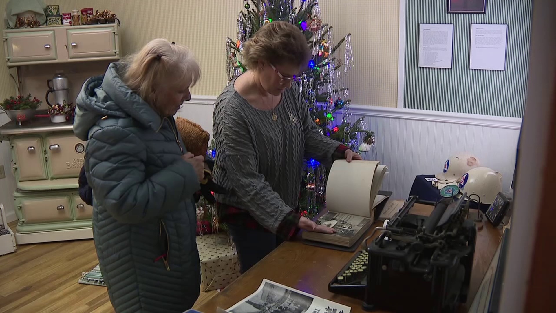 A museum in Berwick welcomed visitors Sunday for a holiday presentation.