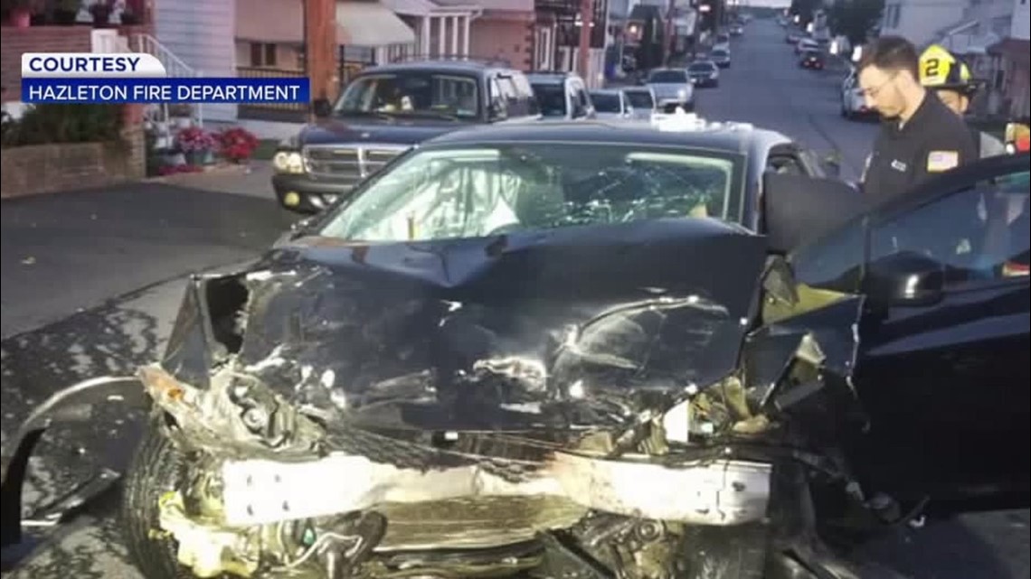 Threevehicle Crash in Hazleton